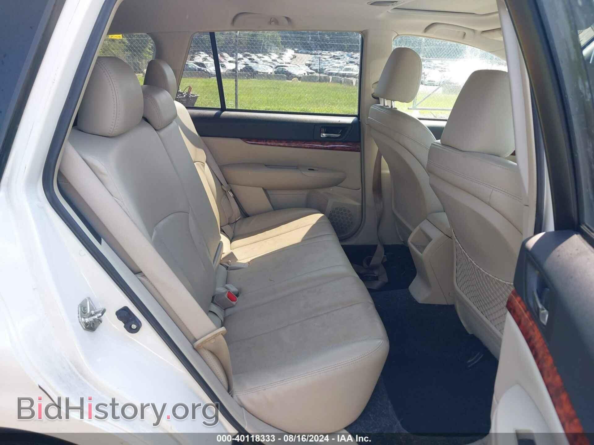 2011 SUBARU OUTBACK - VIN: 4S4BRCKC3B3372937 - Фото 8