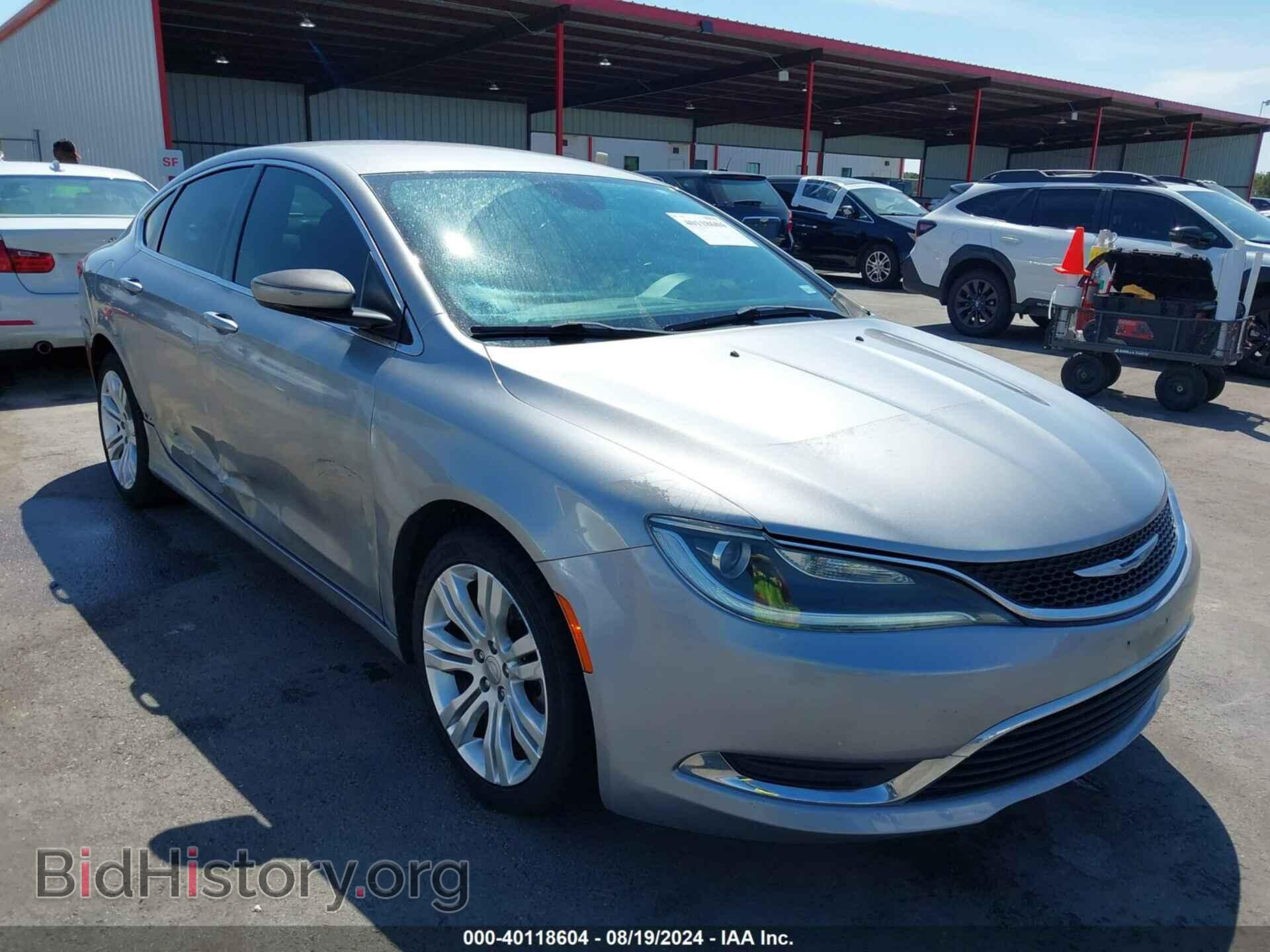 Фотография 1C3CCCAB9FN673049 - CHRYSLER 200 2015