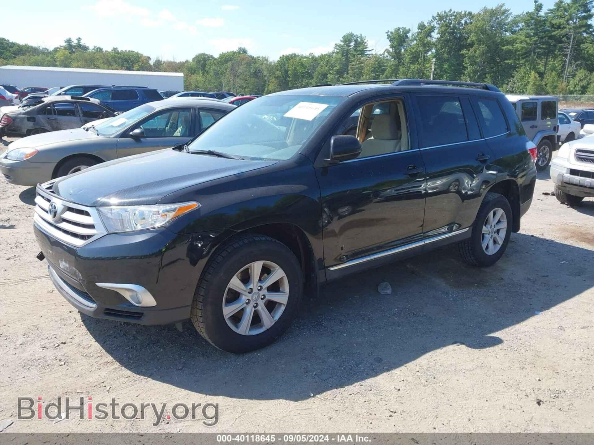 2012 TOYOTA HIGHLANDER - VIN: 5TDBK3EH4CS129203 - Фото 2