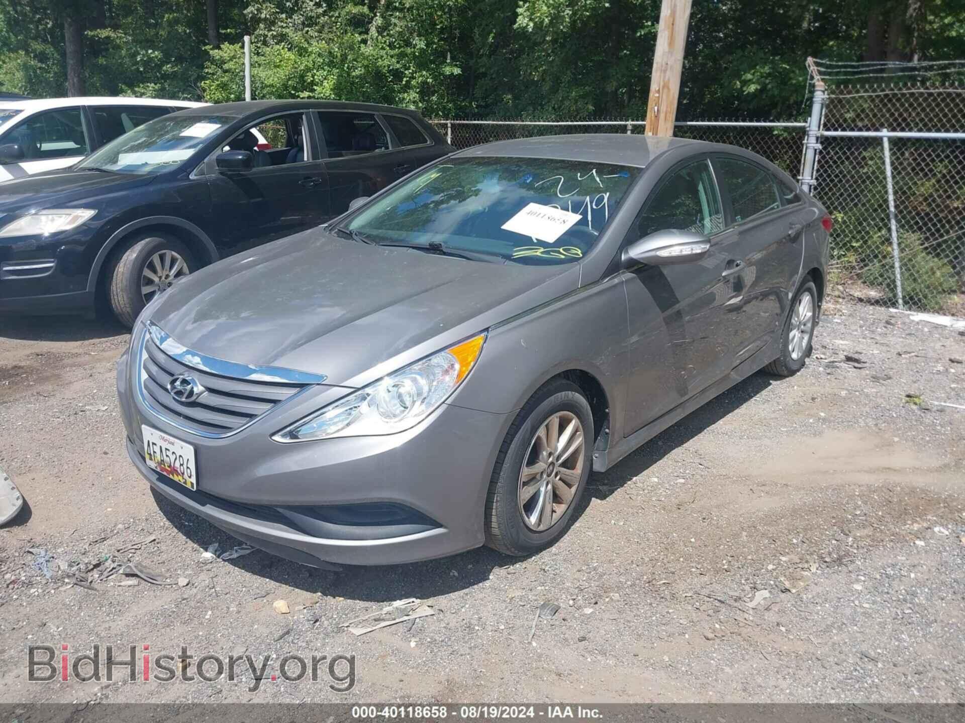 2014 HYUNDAI SONATA - VIN: 5NPEB4AC9EH813489 - Фото 2