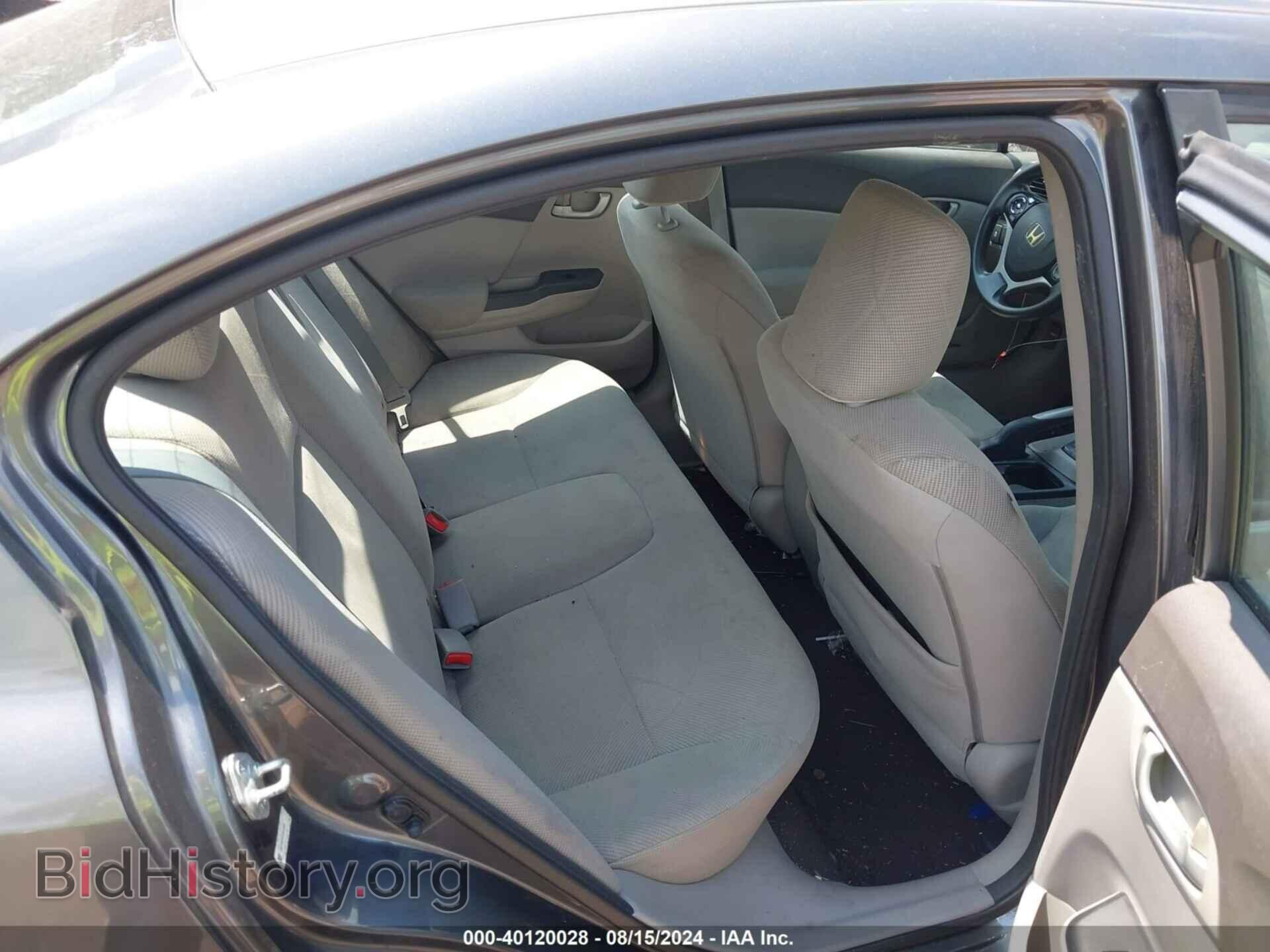 2012 HONDA CIVIC - VIN: 19XFB2F57CE012581 - Фото 8