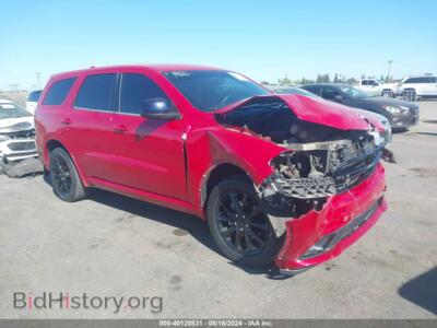 2018 Dodge DURANGO GT AWD, red — VIN 1C4RDJDG8JC366393, IAAI