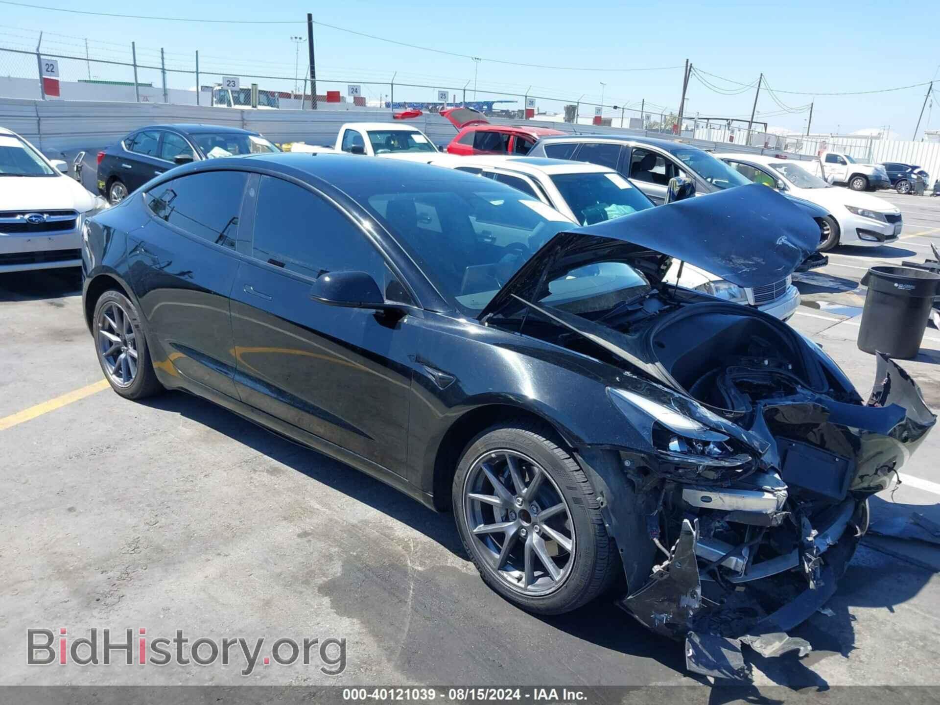 Photo 5YJ3E1EA2NF185294 - TESLA MODEL 3 2022