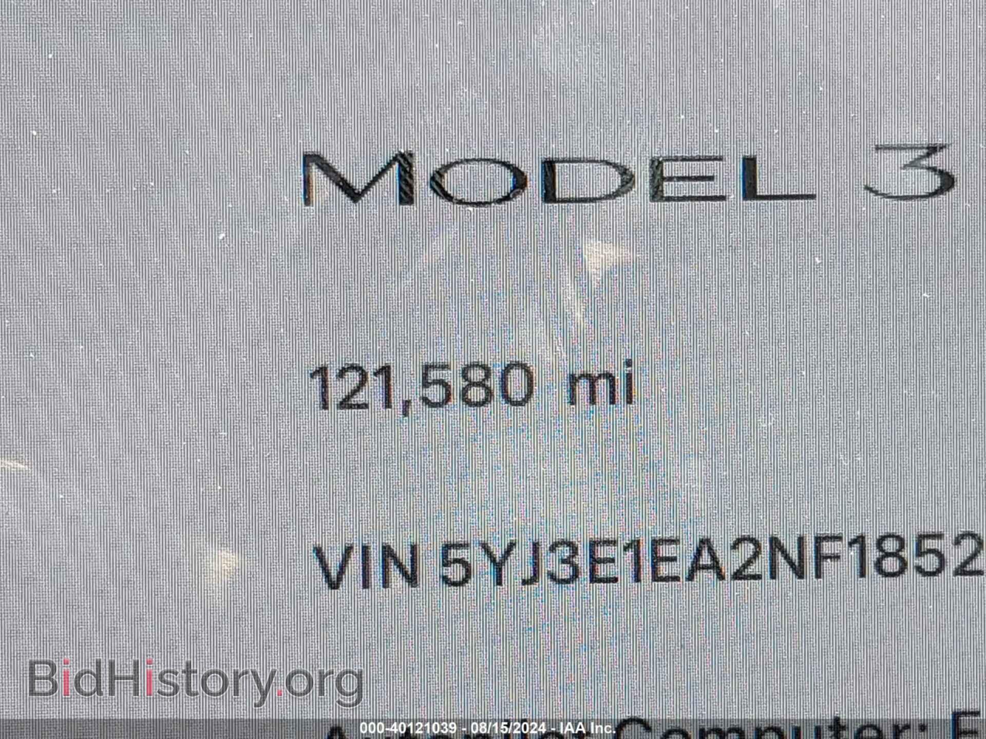 2022 TESLA MODEL 3 - VIN: 5YJ3E1EA2NF185294 - Фото 14
