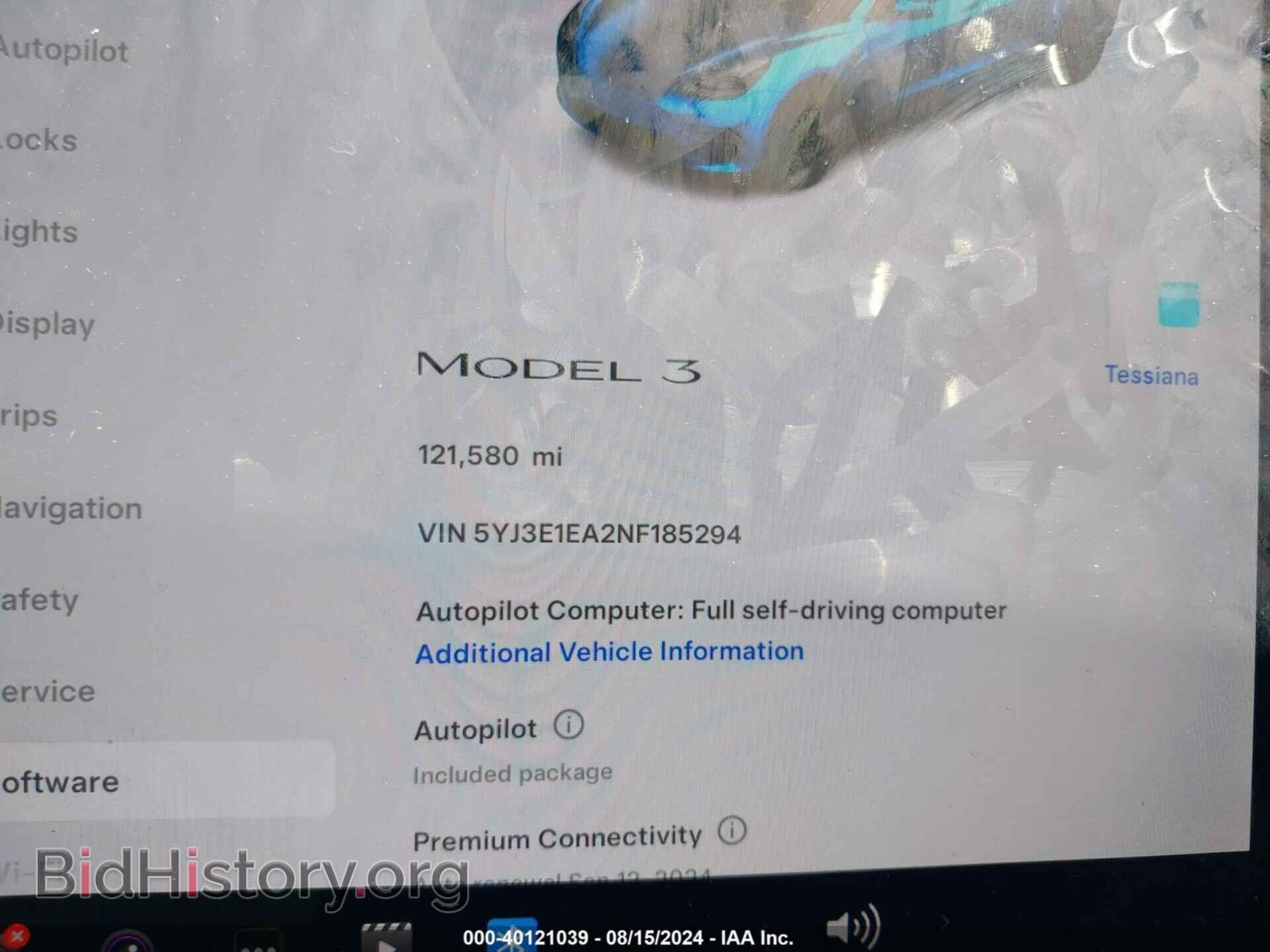 2022 TESLA MODEL 3 - VIN: 5YJ3E1EA2NF185294 - Фото 7