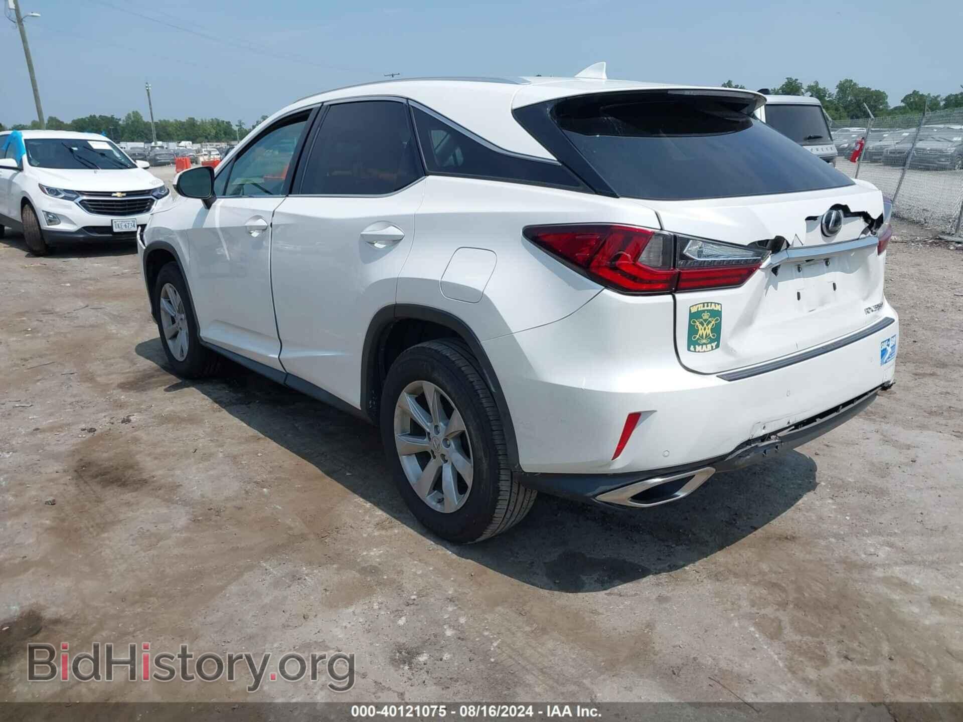 2016 LEXUS RX 350 - VIN: 2T2ZZMCA2GC022232 - Фото 3
