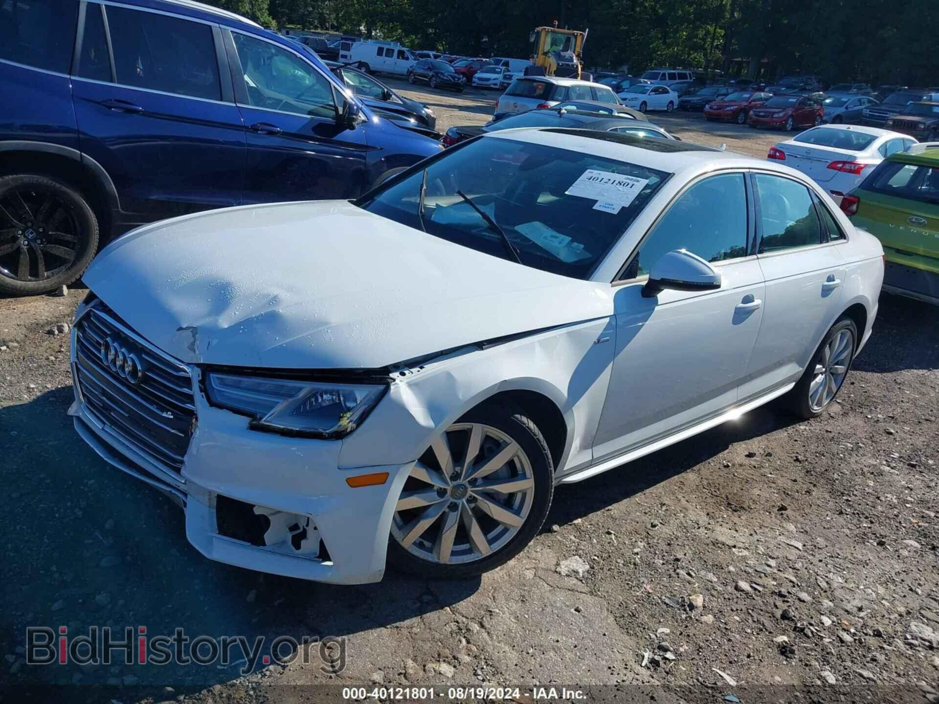 2018 AUDI A4 - VIN: WAUDNAF44JA040402 - Фото 2