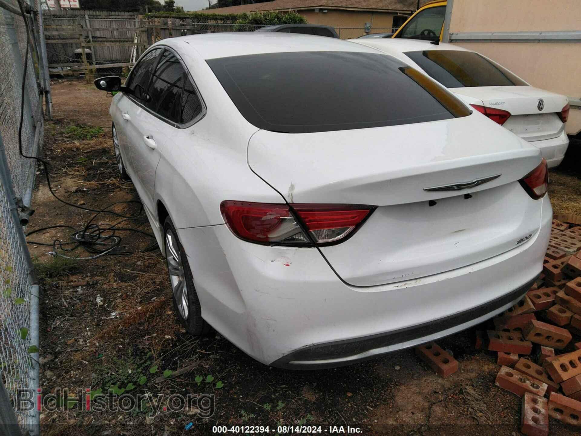 2015 CHRYSLER 200 - VIN: 1C3CCCAB4FN685822 - Фото 3