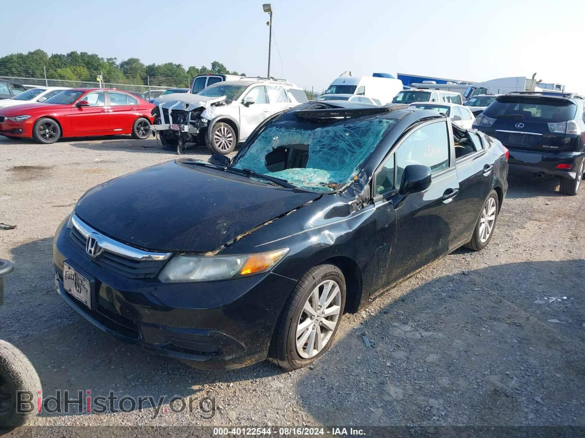 2012 HONDA CIVIC - VIN: 2HGFB2F87CH310211 - Фото 2