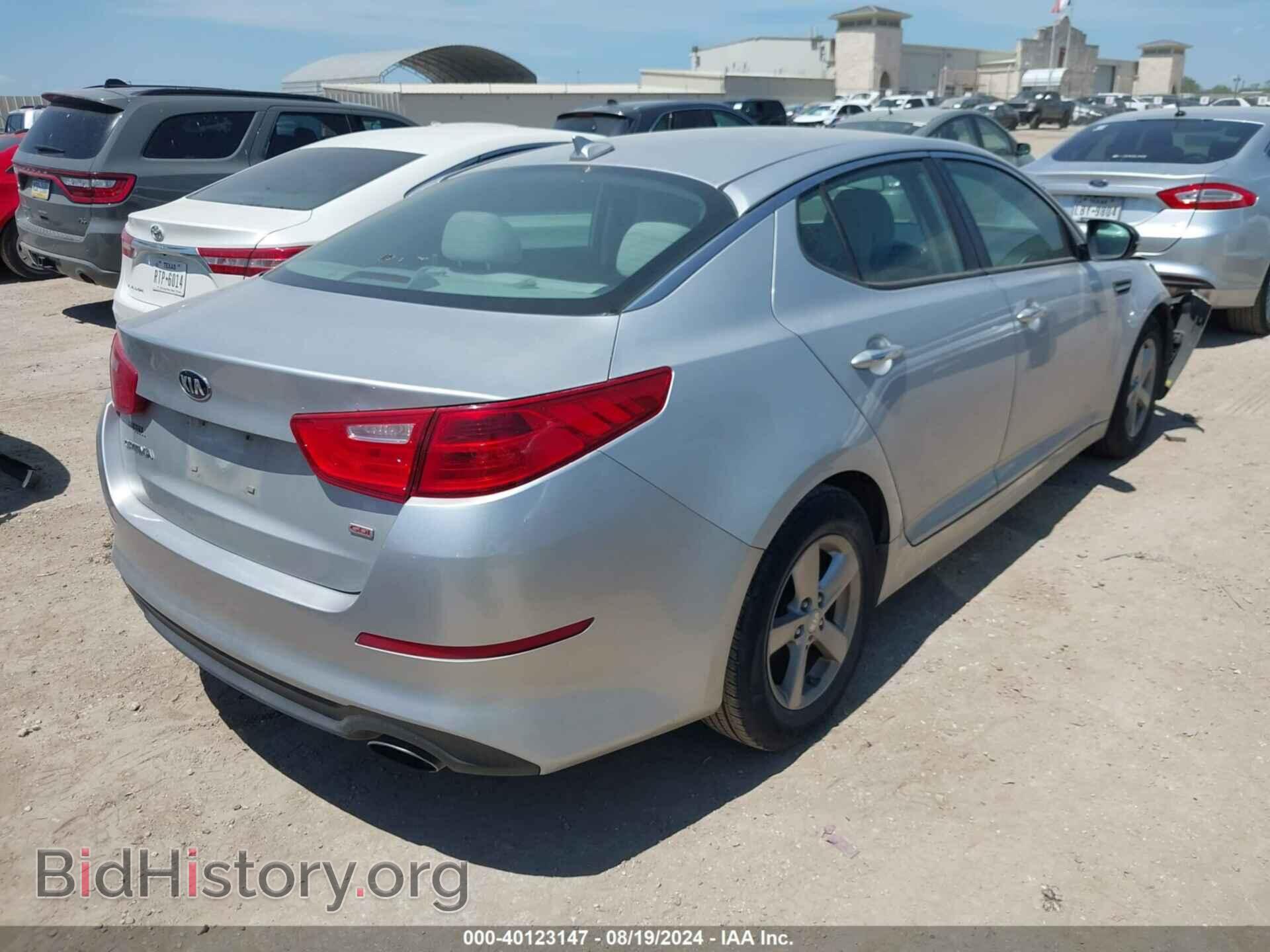 2014 KIA OPTIMA - VIN: 5XXGM4A70EG301119 - Фото 4