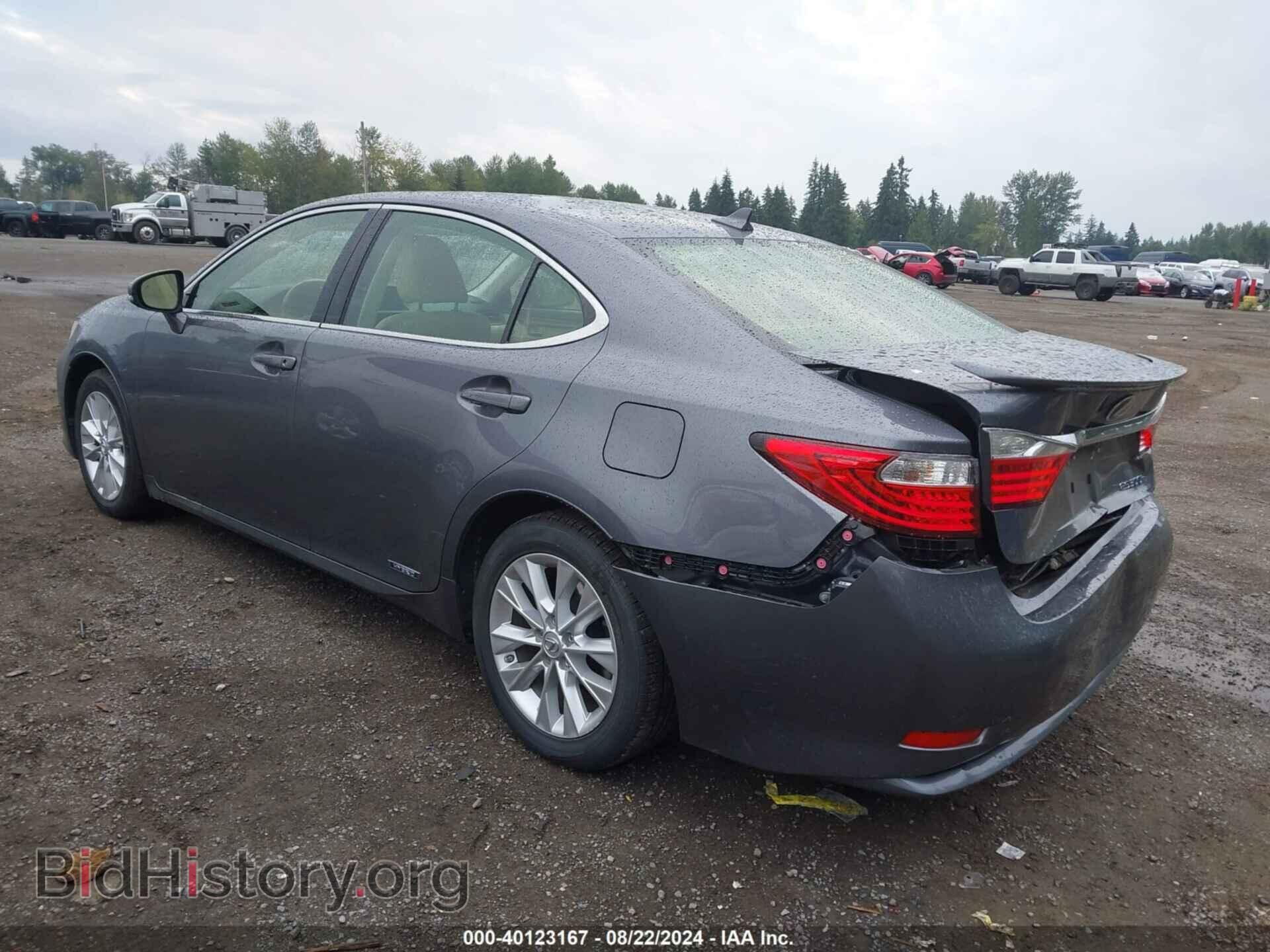 2013 LEXUS ES 300H - VIN: JTHBW1GG6D2000237 - Photo 3