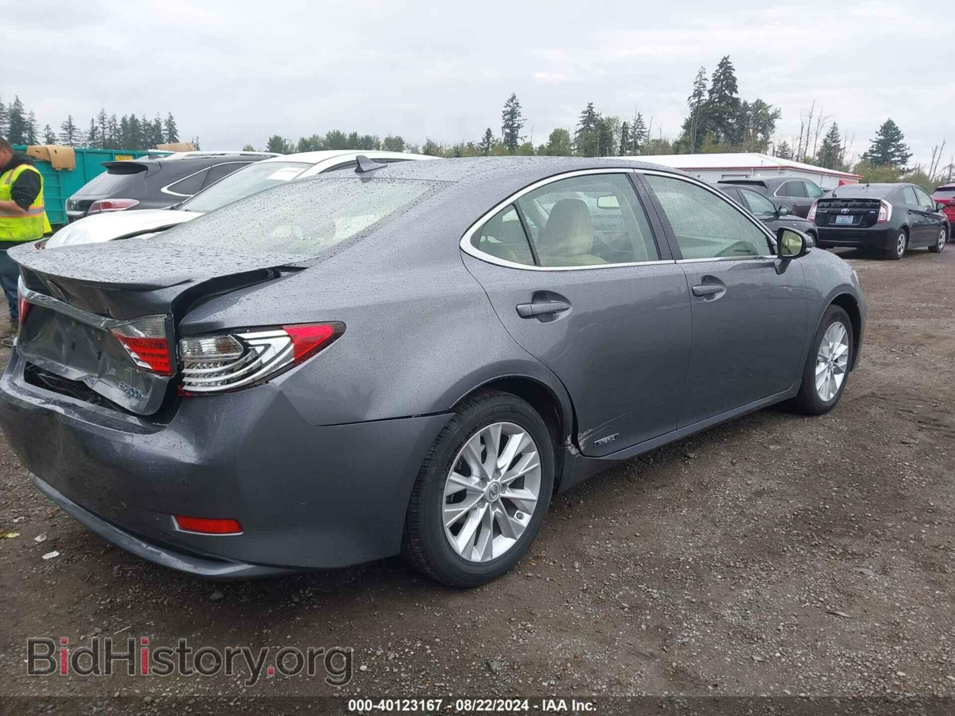 2013 LEXUS ES 300H - VIN: JTHBW1GG6D2000237 - Photo 4