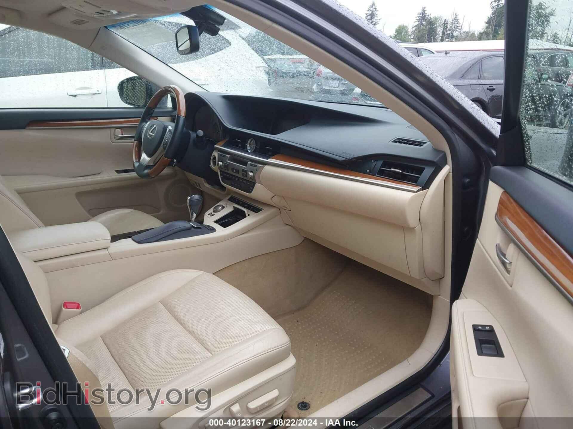 2013 LEXUS ES 300H - VIN: JTHBW1GG6D2000237 - Photo 5