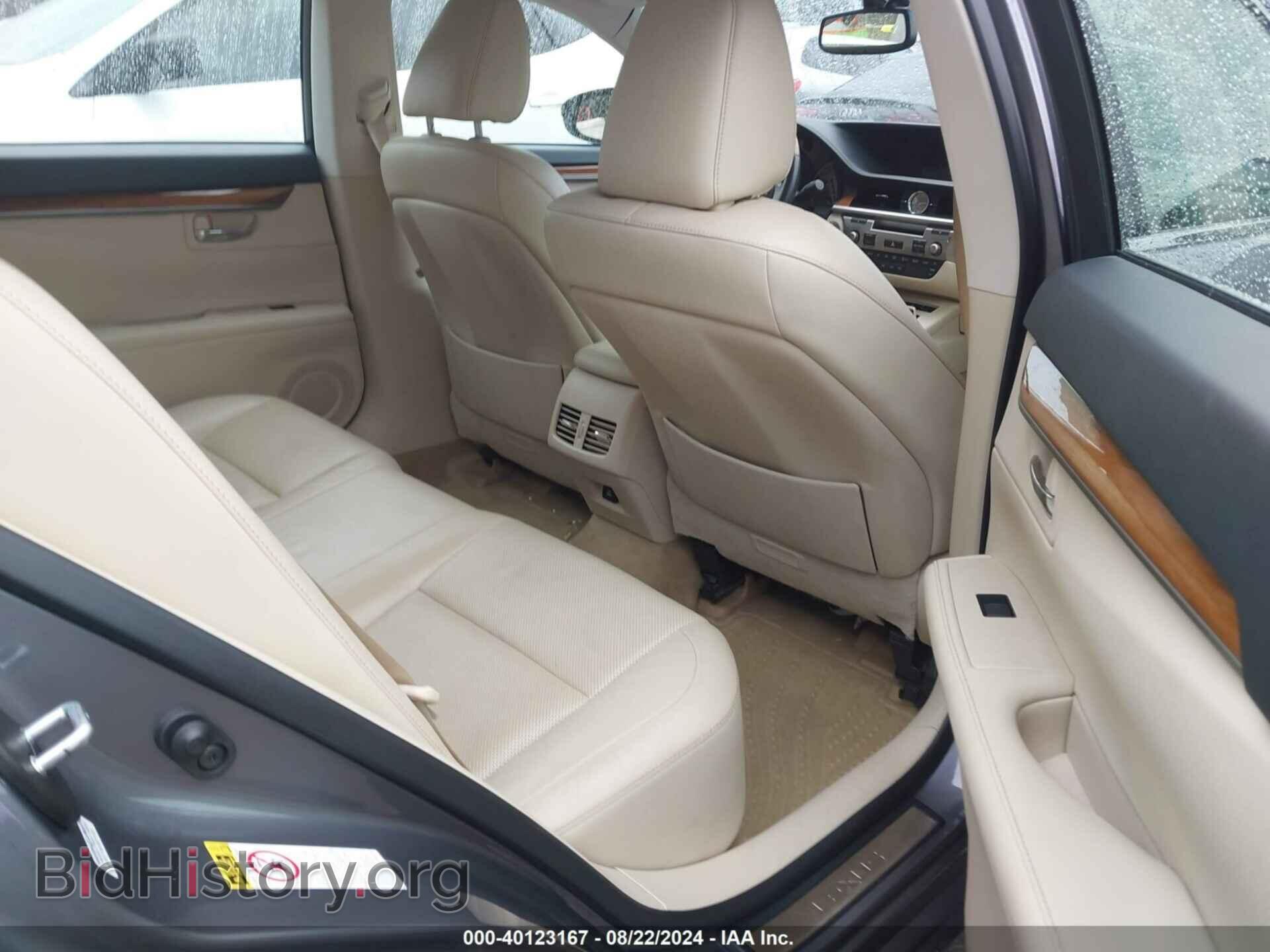 2013 LEXUS ES 300H - VIN: JTHBW1GG6D2000237 - Photo 8