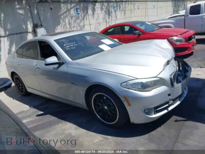 2011 BMW 528I, silver — VIN WBAFR1C52BC745845, IAAI