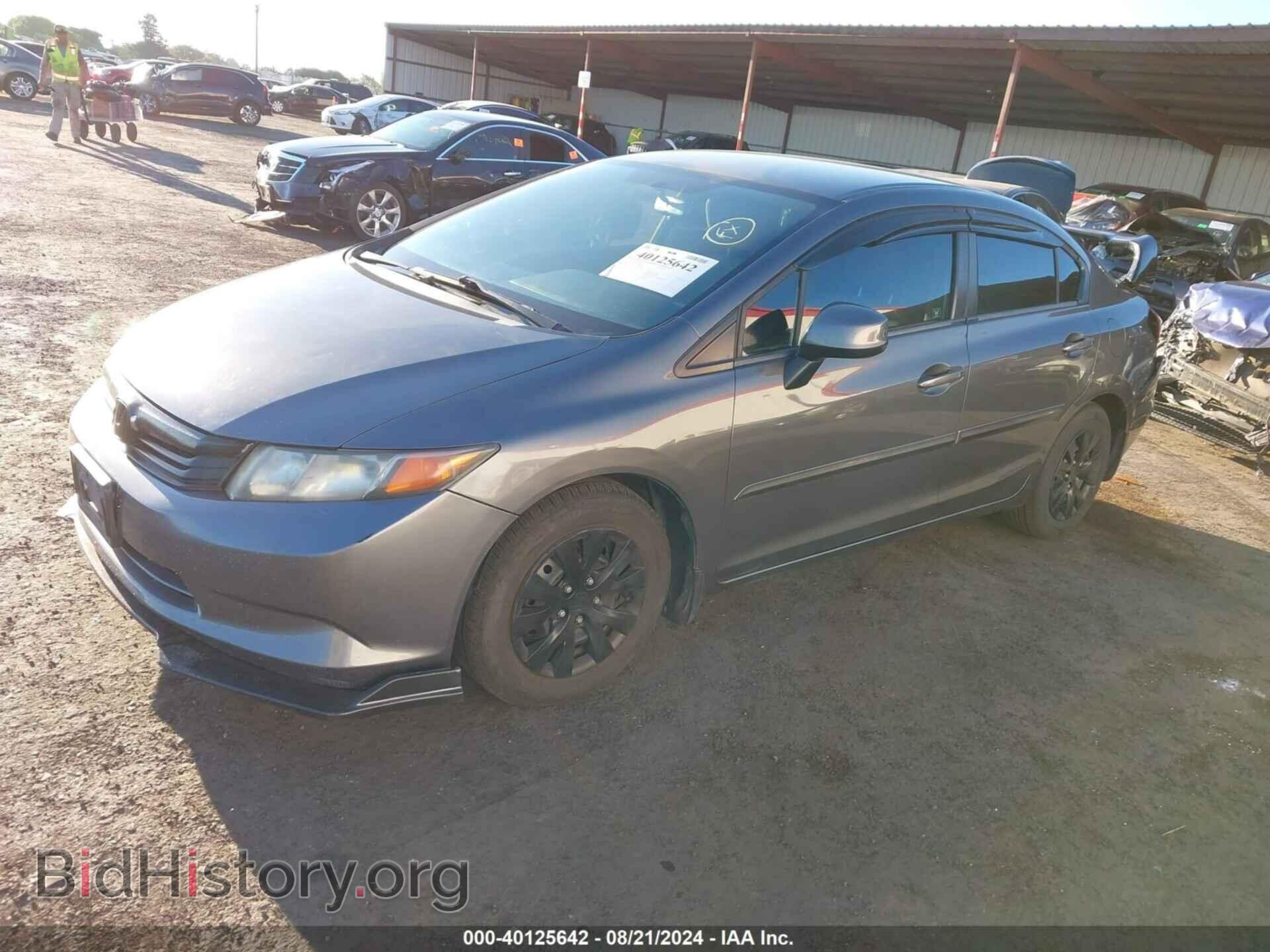 2012 HONDA CIVIC - VIN: 2HGFB2F56CH304065 - Фото 2