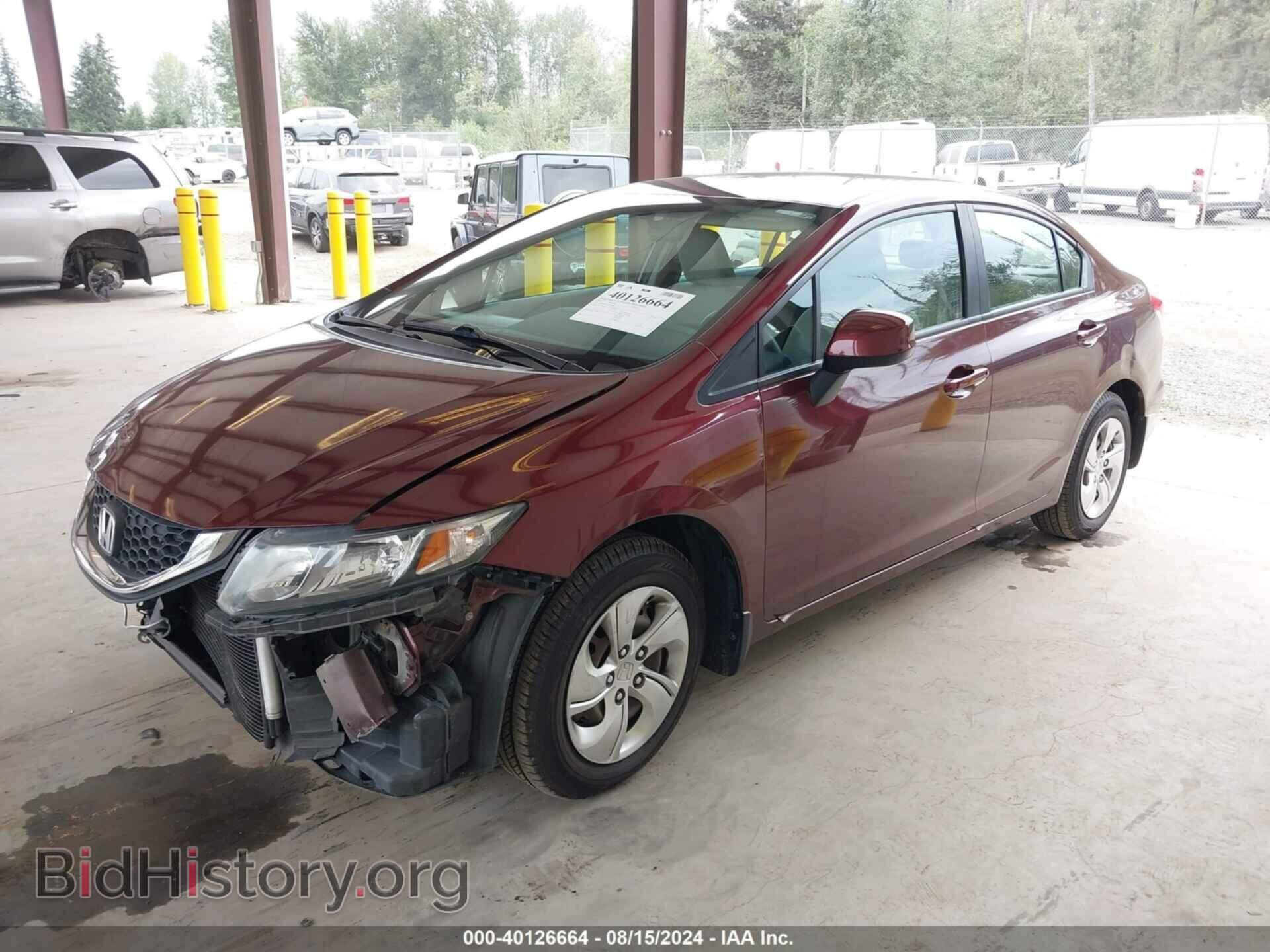 2013 HONDA CIVIC - VIN: 19XFB2F50DE273648 - Фото 2