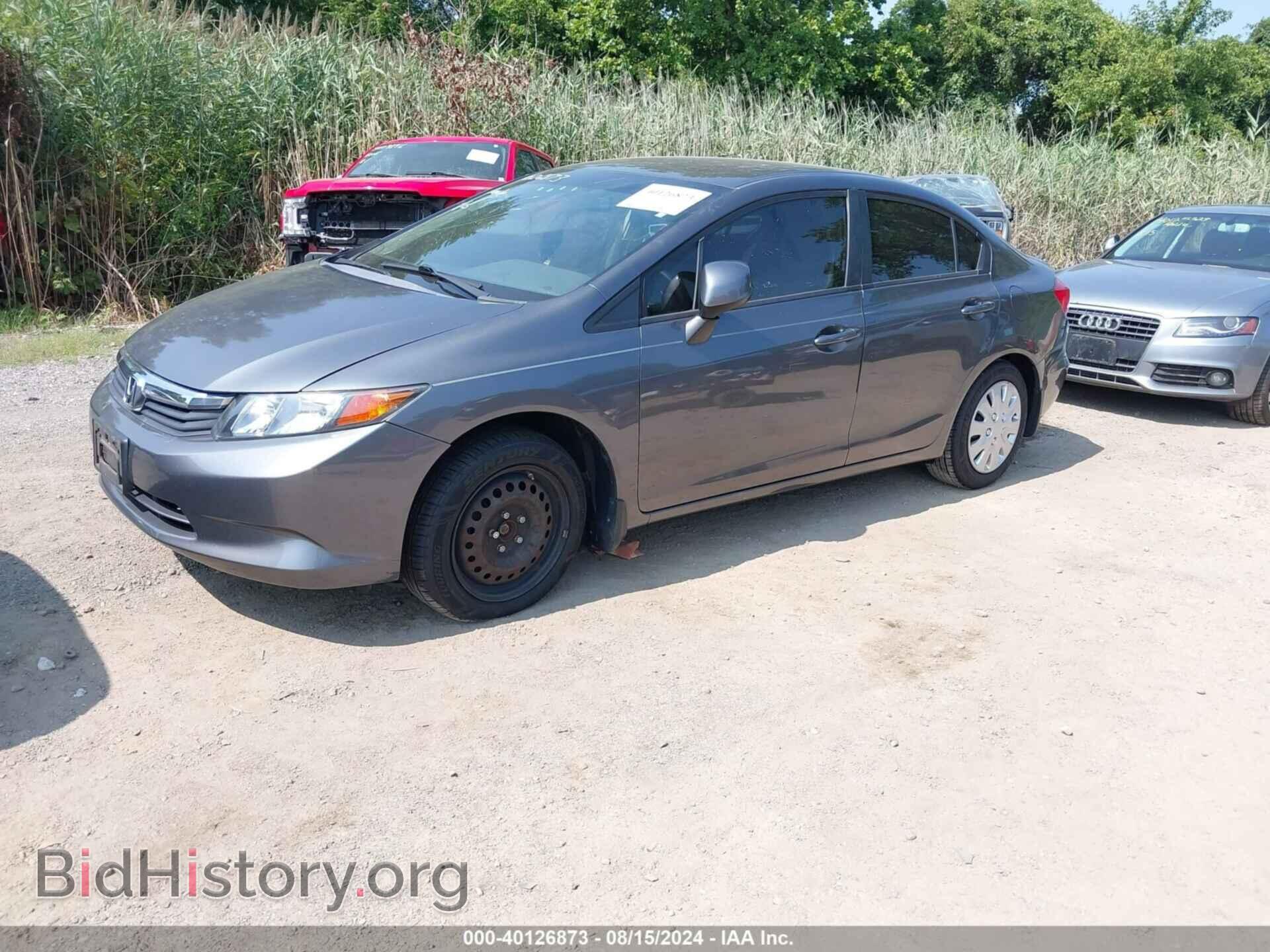 2012 HONDA CIVIC - VIN: 2HGFB2F69CH527337 - Фото 2
