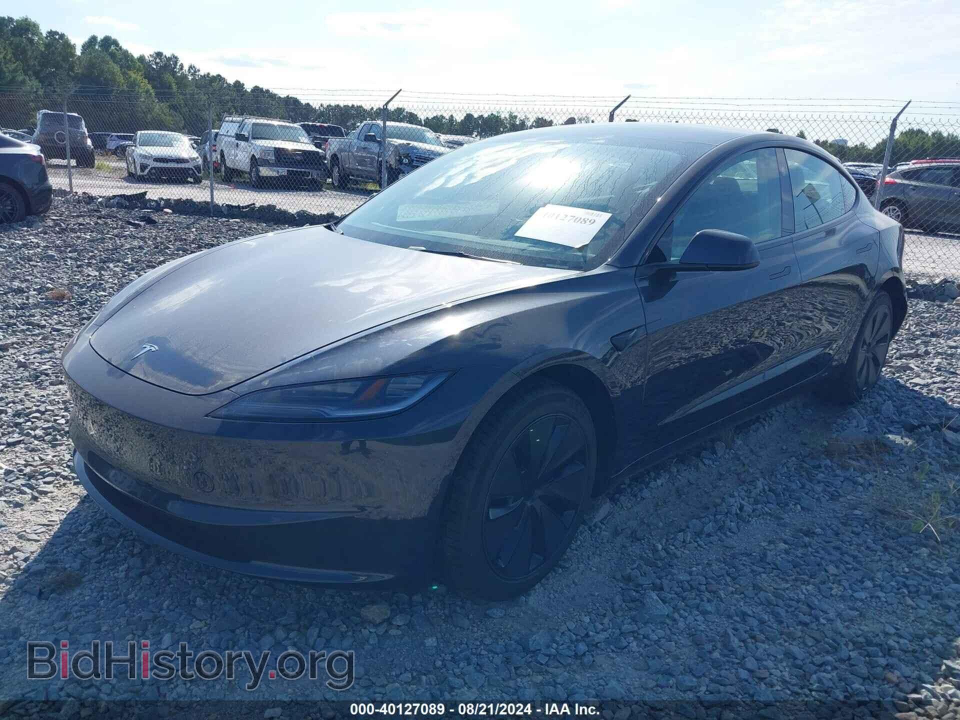 2024 TESLA MODEL 3 - VIN: 5YJ3E1EB9RF800826 - Фото 2