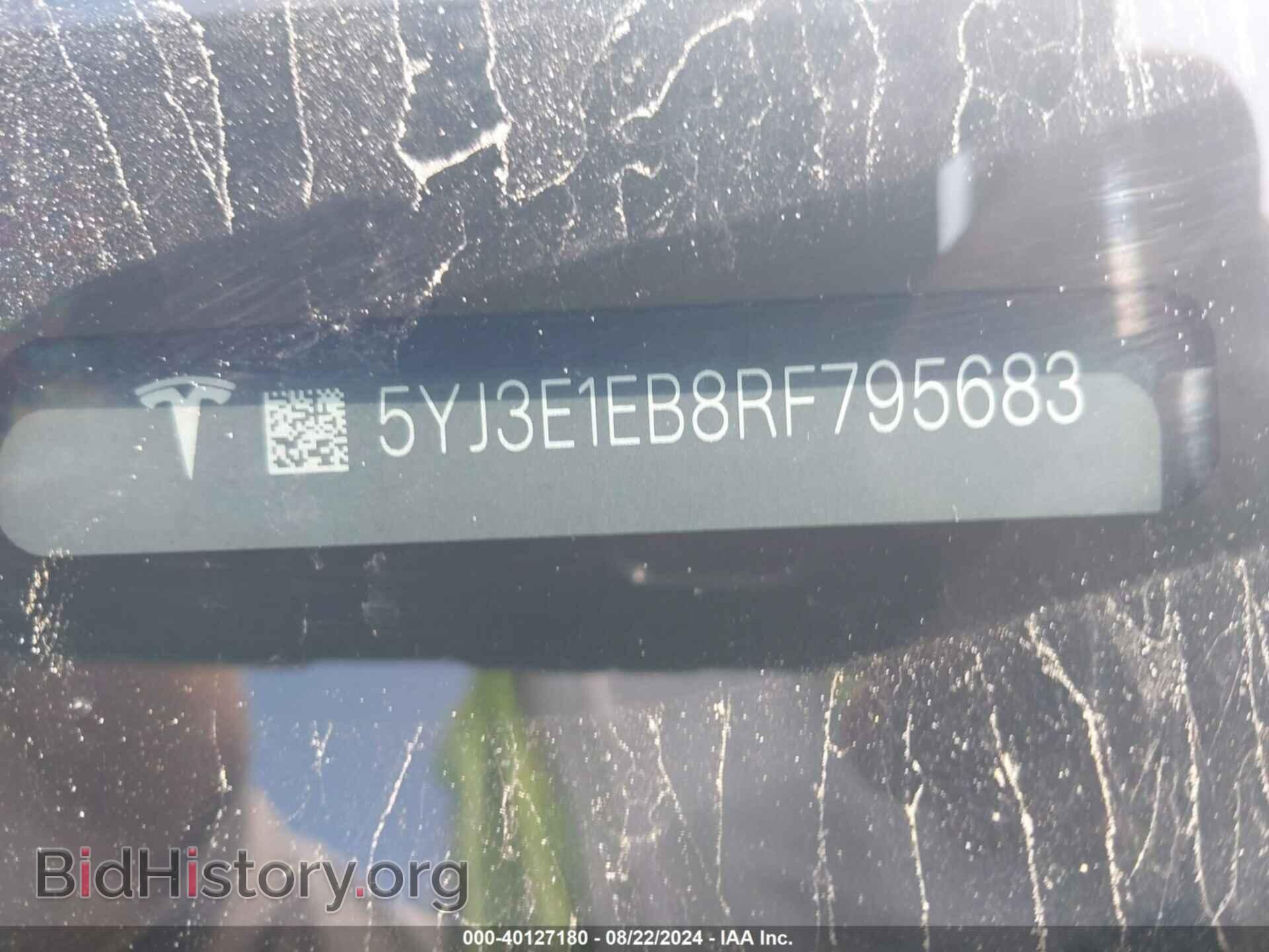2024 TESLA MODEL 3 - VIN: 5YJ3E1EB8RF795683 - Фото 9