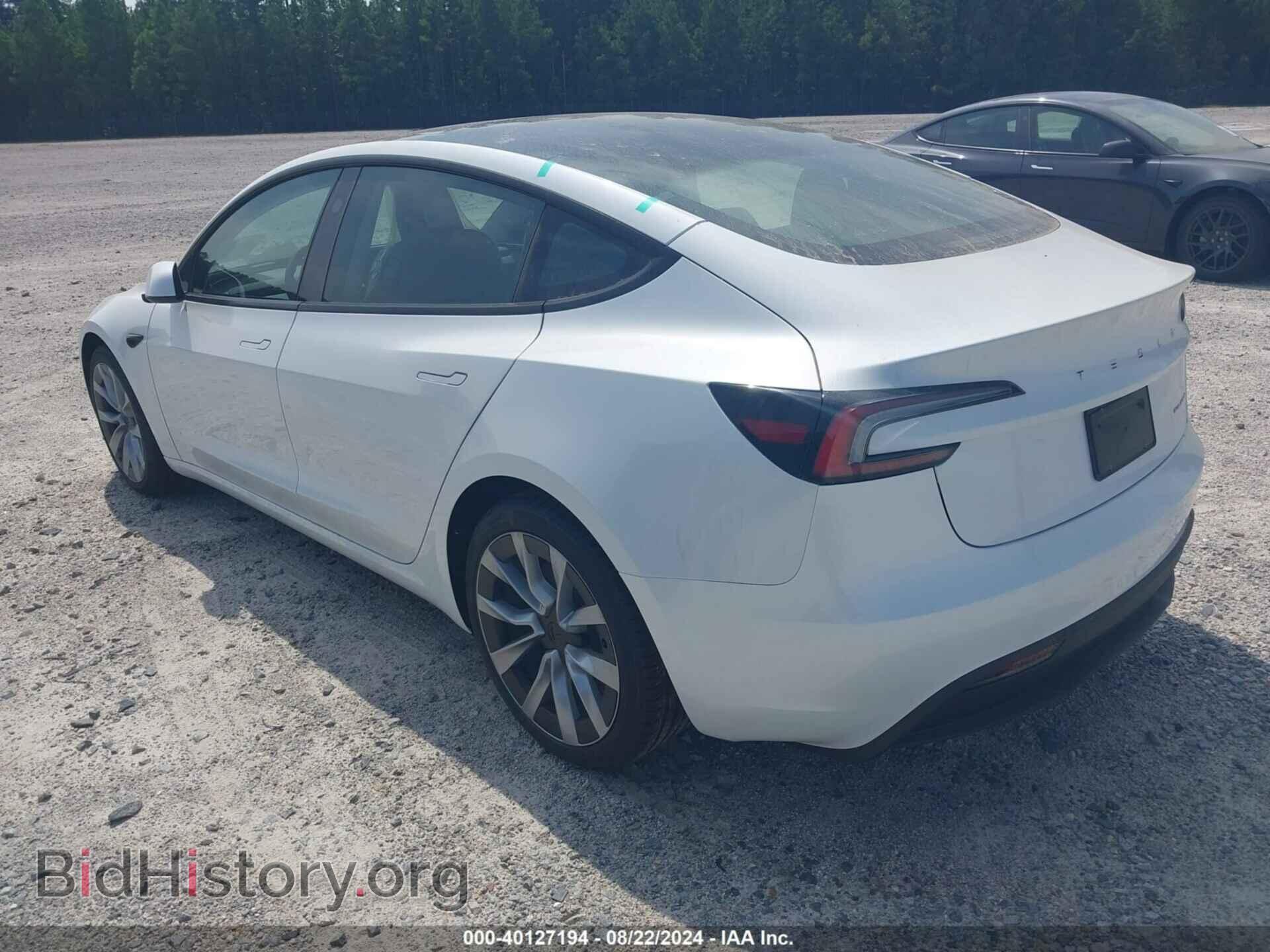 2024 TESLA MODEL 3 - VIN: 5YJ3E1EB7RF792533 - Фото 3