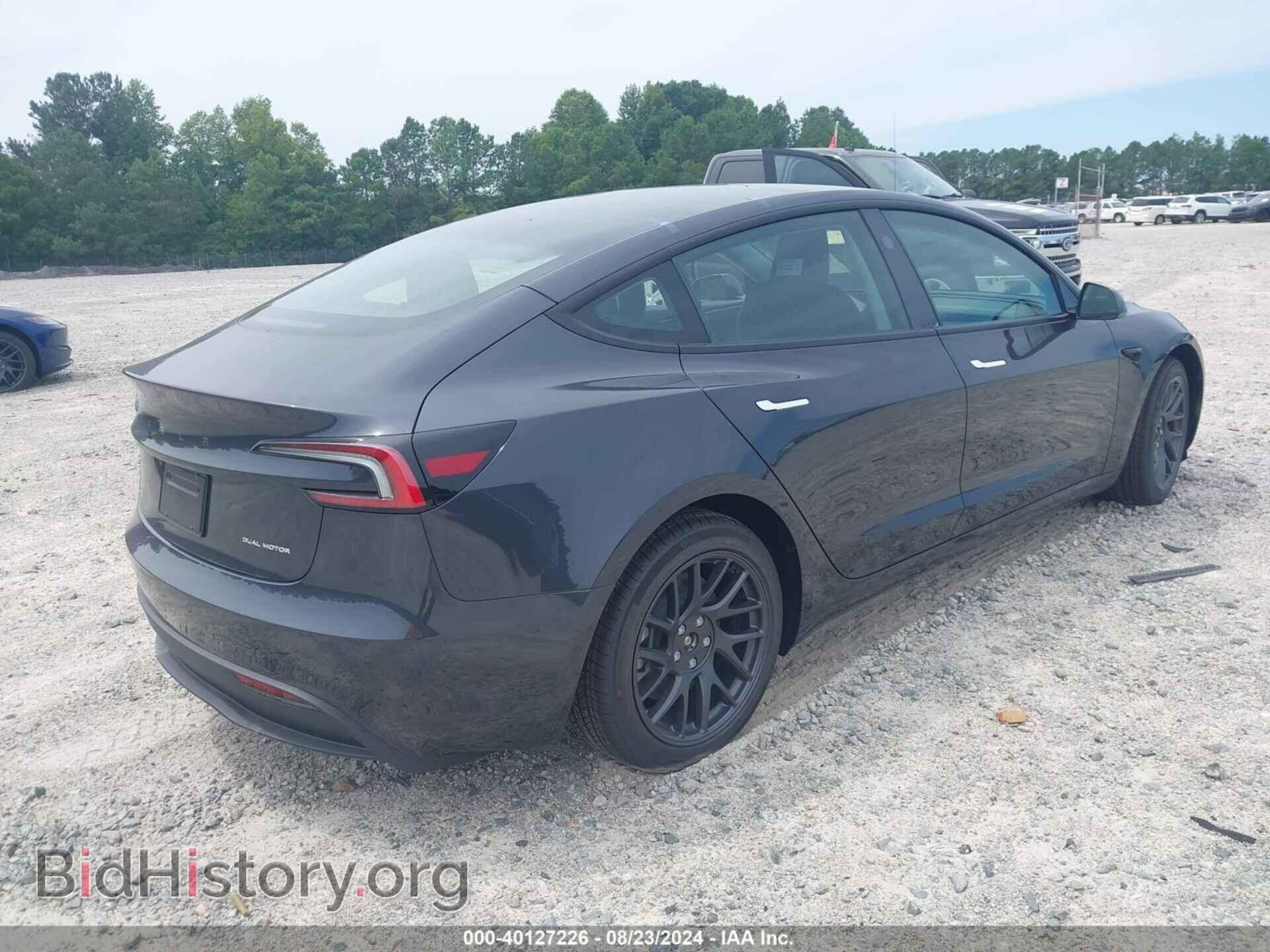 2024 TESLA MODEL 3 - VIN: 5YJ3E1EB6RF794998 - Фото 4