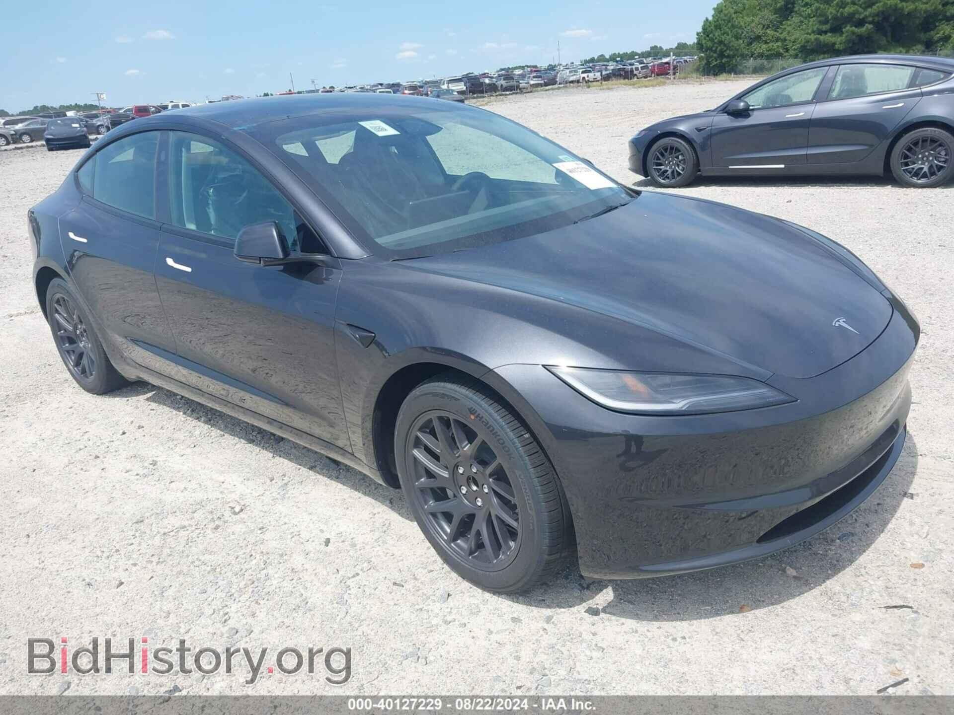 Photo 5YJ3E1EA1RF820706 - TESLA MODEL 3 2024