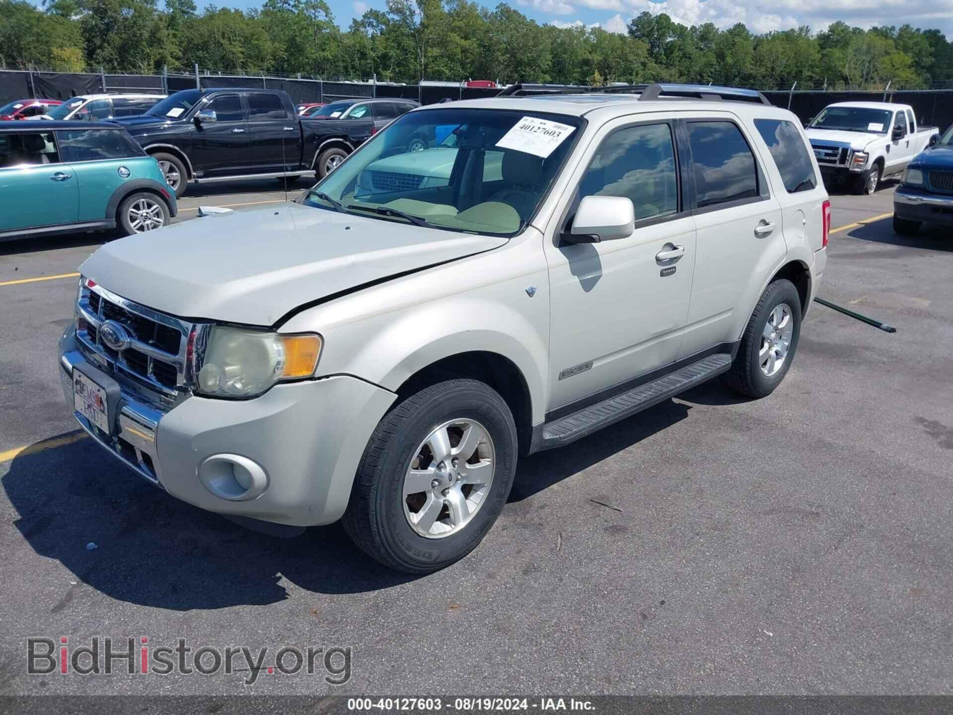 2008 FORD ESCAPE - VIN: 1FMCU94128KA73004 - Фото 2