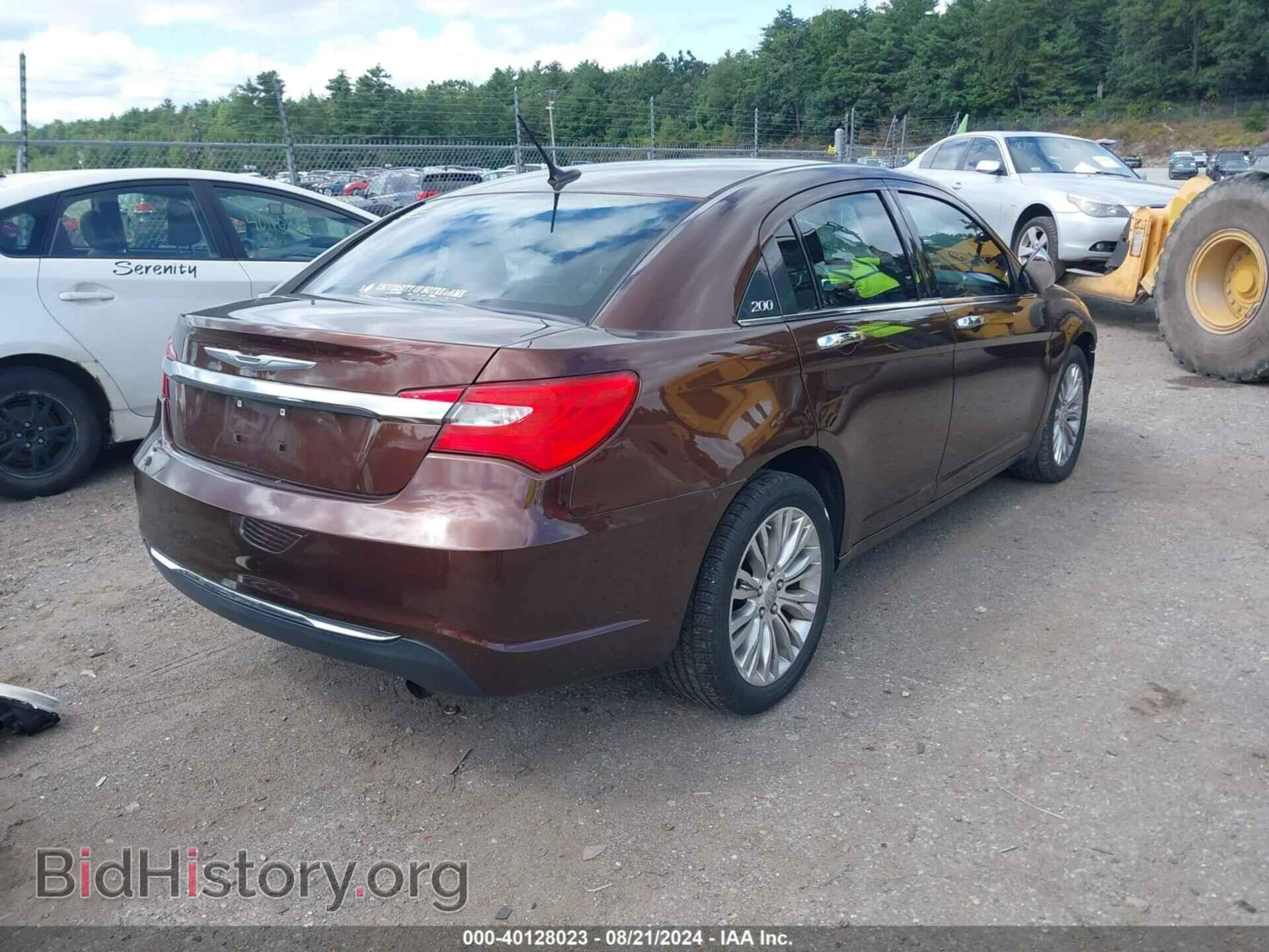 2012 CHRYSLER 200 - VIN: 1C3CCBCB8CN183544 - Фото 4
