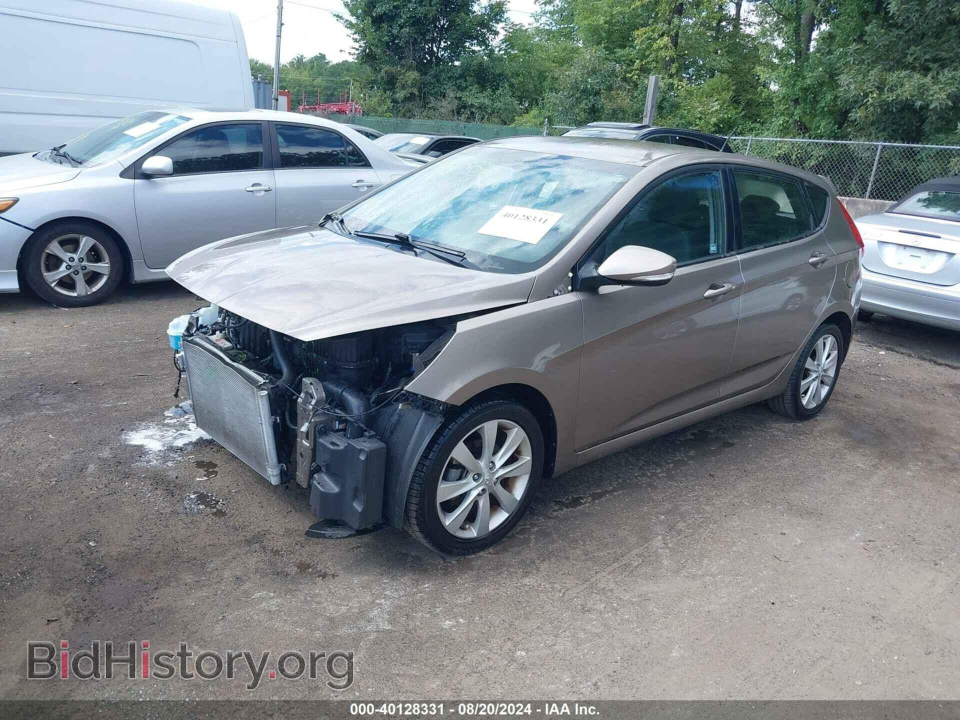 2013 HYUNDAI ACCENT - VIN: KMHCU5AE1DU073428 - Фото 2
