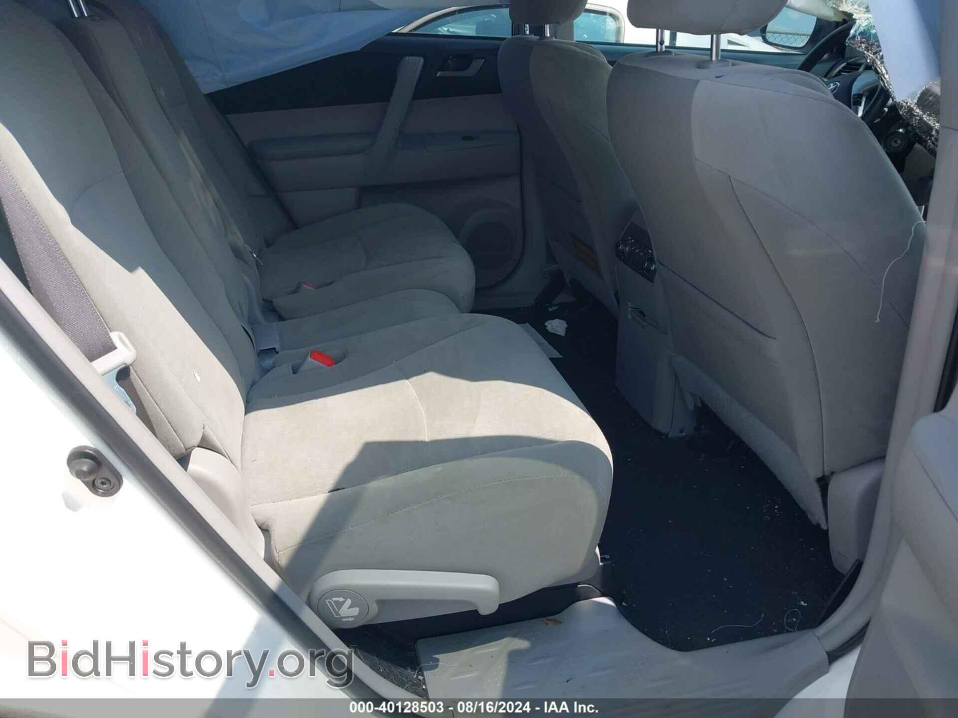 2013 TOYOTA HIGHLANDER - VIN: 5TDBK3EH8DS181760 - Фото 8