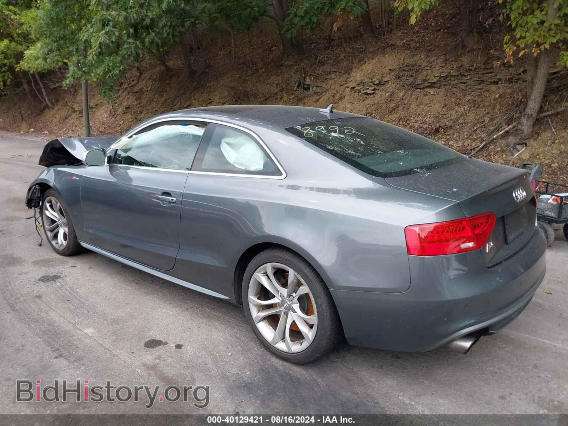 2013 AUDI S5 - VIN: WAUCGAFR4DA008992 - Photo 3