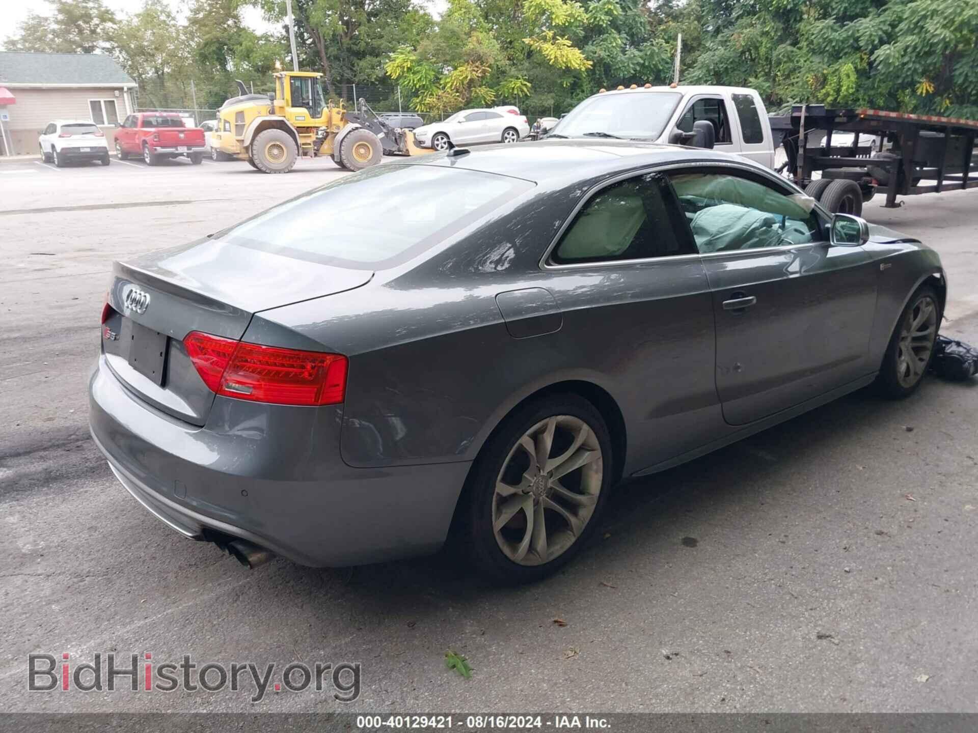 2013 AUDI S5 - VIN: WAUCGAFR4DA008992 - Photo 4
