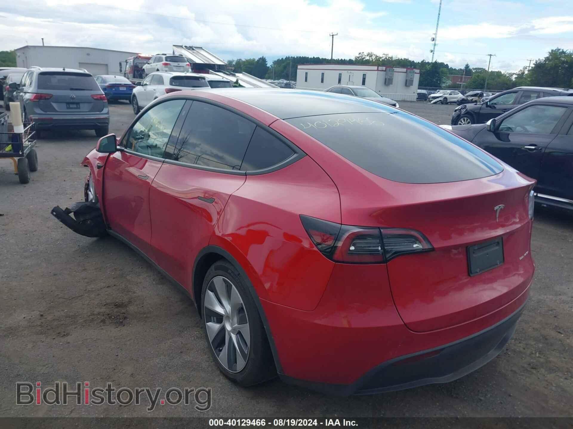 2022 TESLA MODEL Y - VIN: 7SAYGDEE2NF424334 - Фото 3
