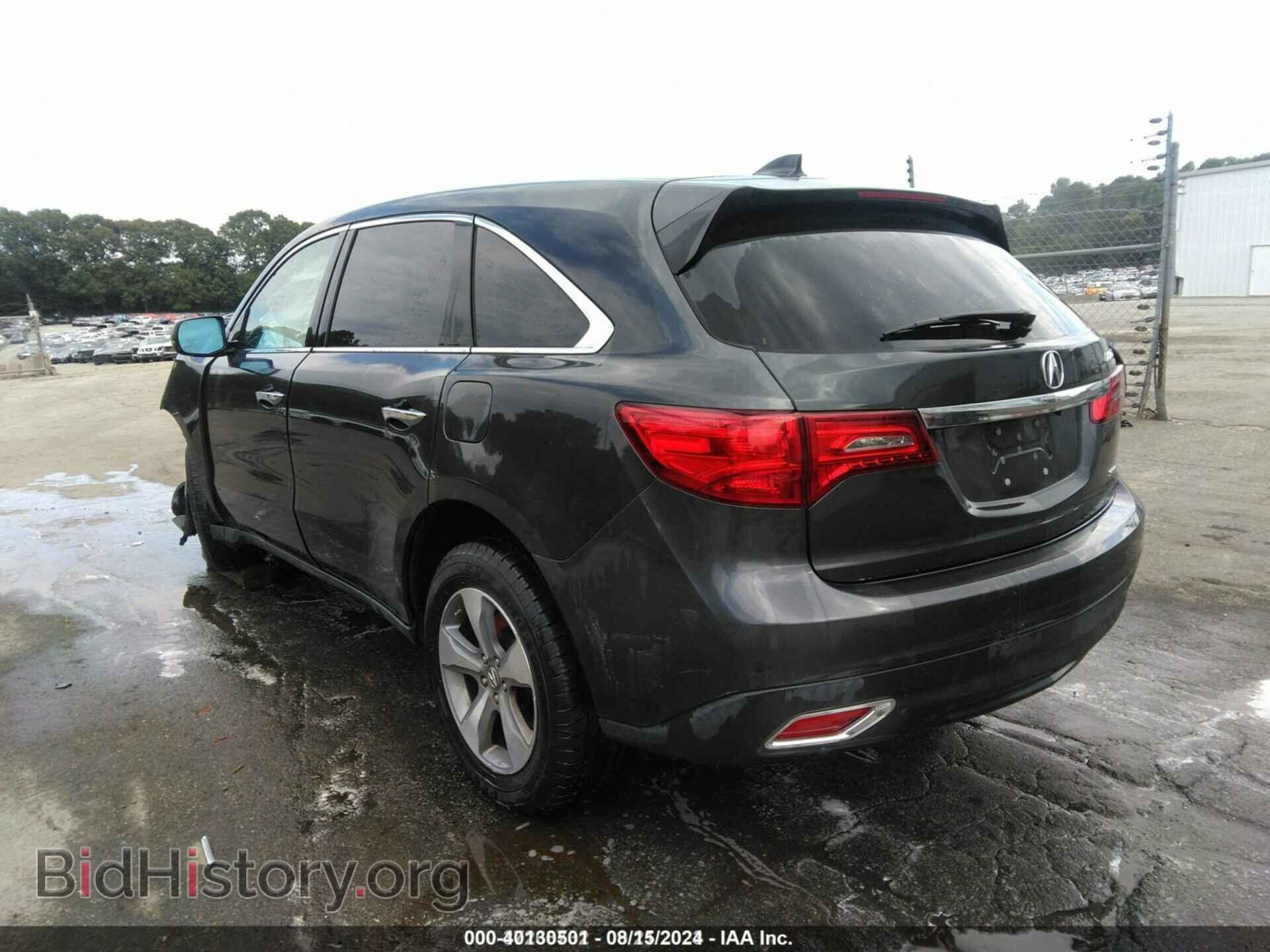 2014 ACURA MDX - VIN: 5FRYD4H24EB012468 - Фото 3