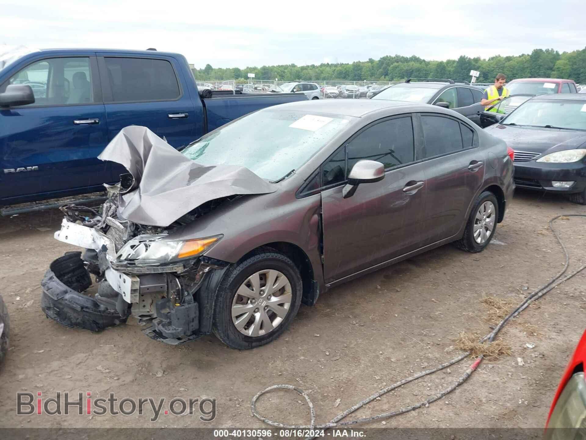 2012 HONDA CIVIC - VIN: 19XFB2F52CE005604 - Фото 2