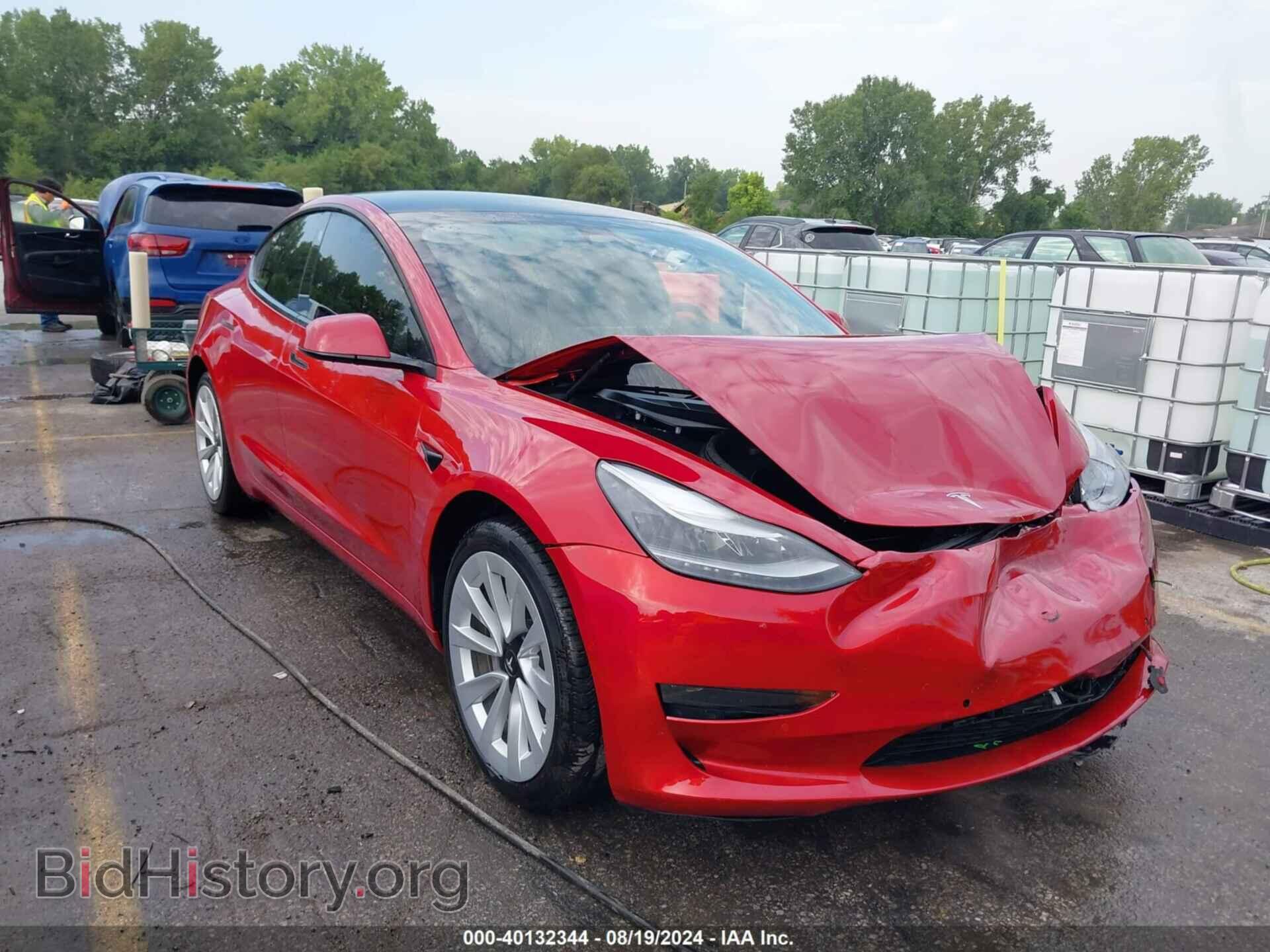 Photo 5YJ3E1EA2MF090300 - TESLA MODEL 3 2021