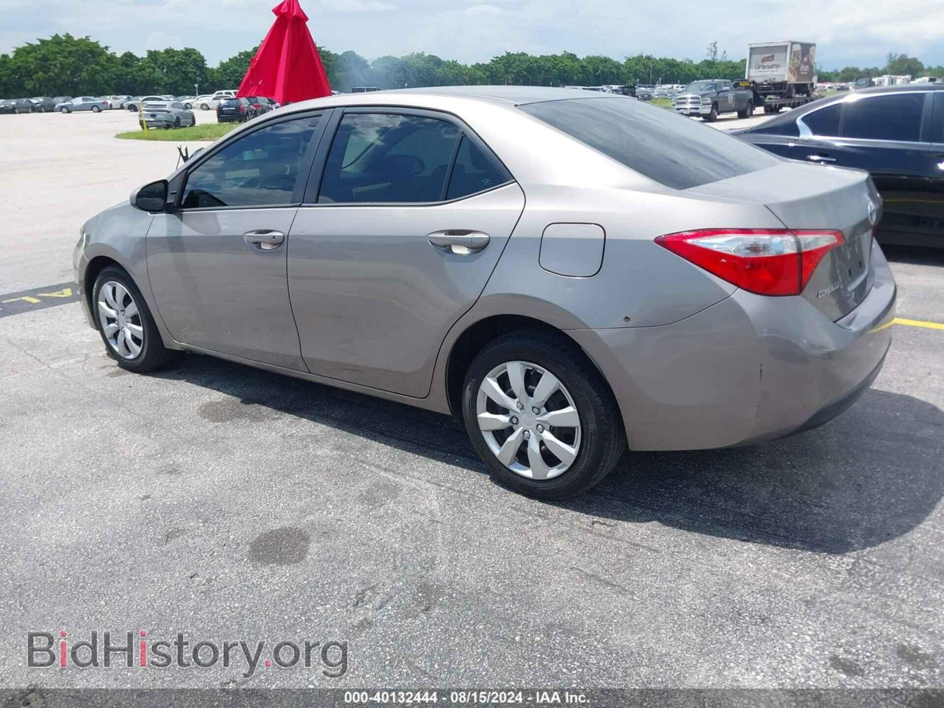 2014 TOYOTA COROLLA - VIN: 2T1BURHE8EC098452 - Фото 3
