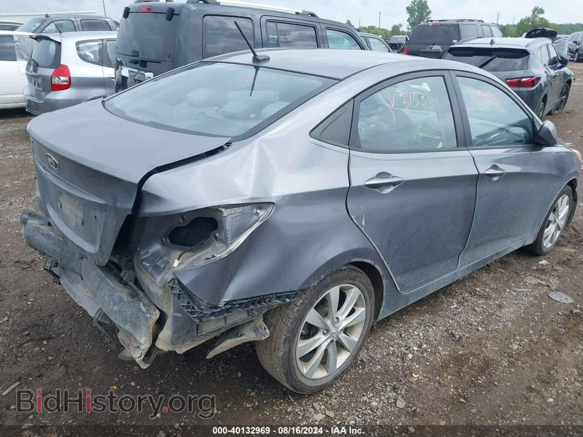 2014 HYUNDAI ACCENT - VIN: KMHCU4AE2EU752068 - Фото 4
