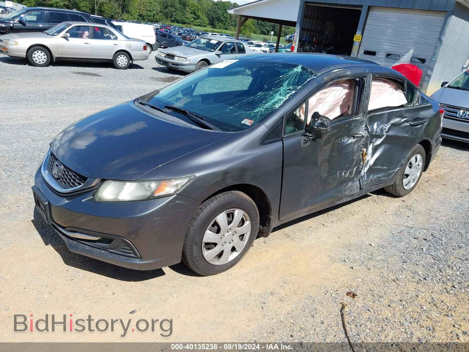2013 HONDA CIVIC - VIN: 19XFB2F53DE239252 - Фото 2