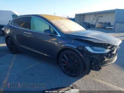 2017 Tesla MODEL X P100D, черный — VIN 5YJXCBE46HF052808, IAAI