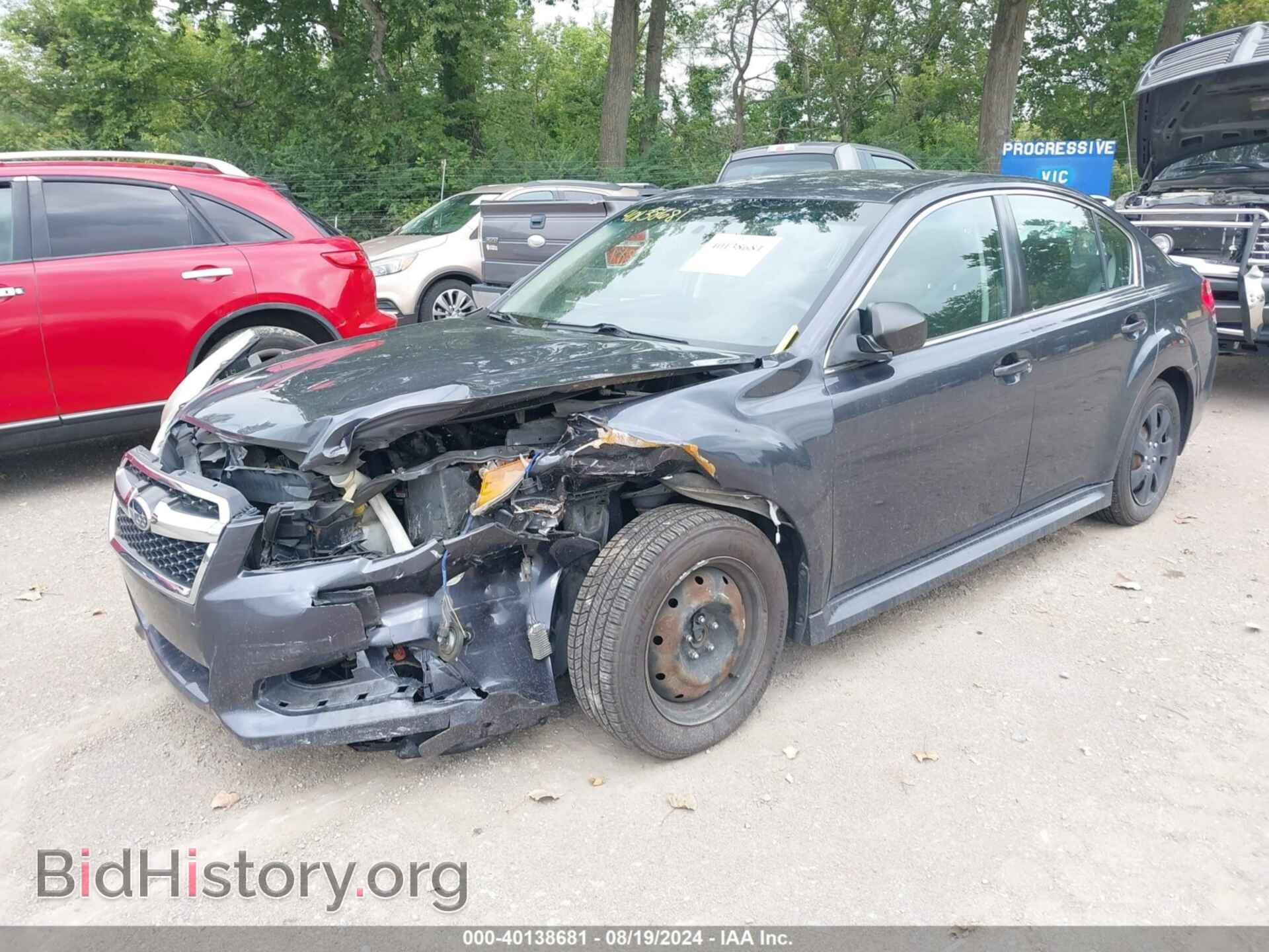 2013 SUBARU LEGACY - VIN: 4S3BMCA60D3044005 - Фото 2