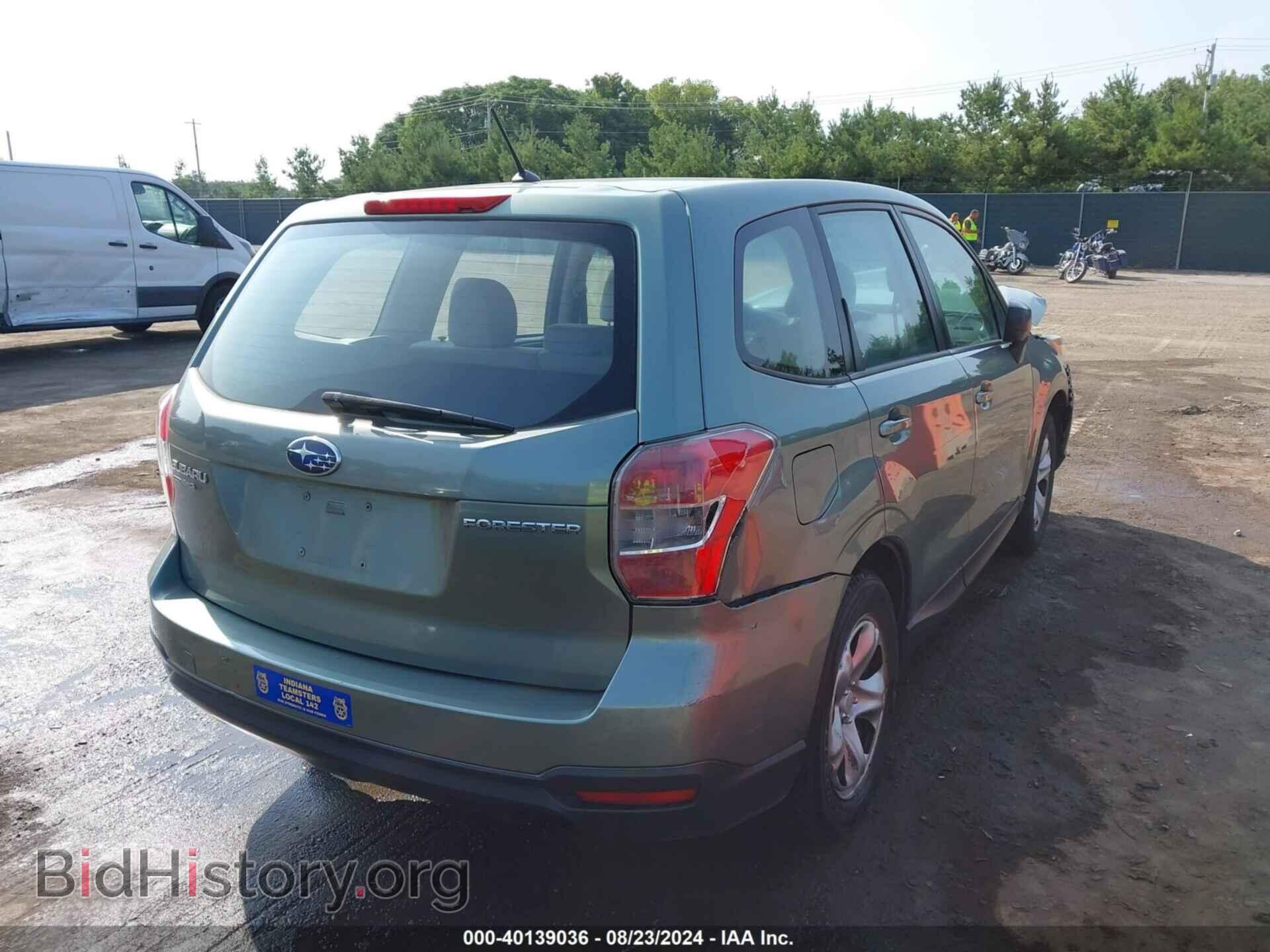 2014 SUBARU FORESTER - VIN: JF2SJAAC2EH529710 - Фото 4