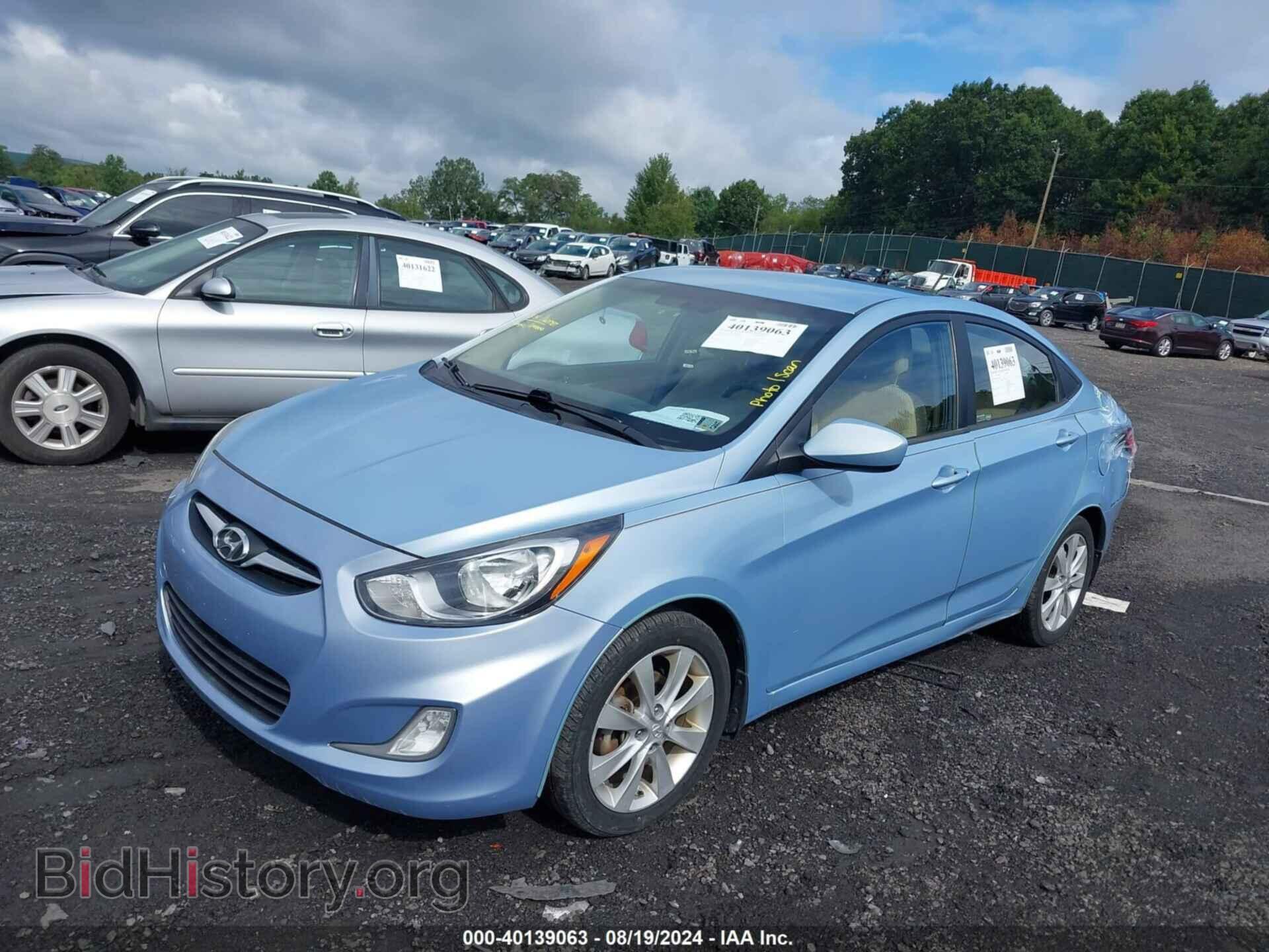 2012 HYUNDAI ACCENT - VIN: KMHCU4AE2CU167584 - Фото 2