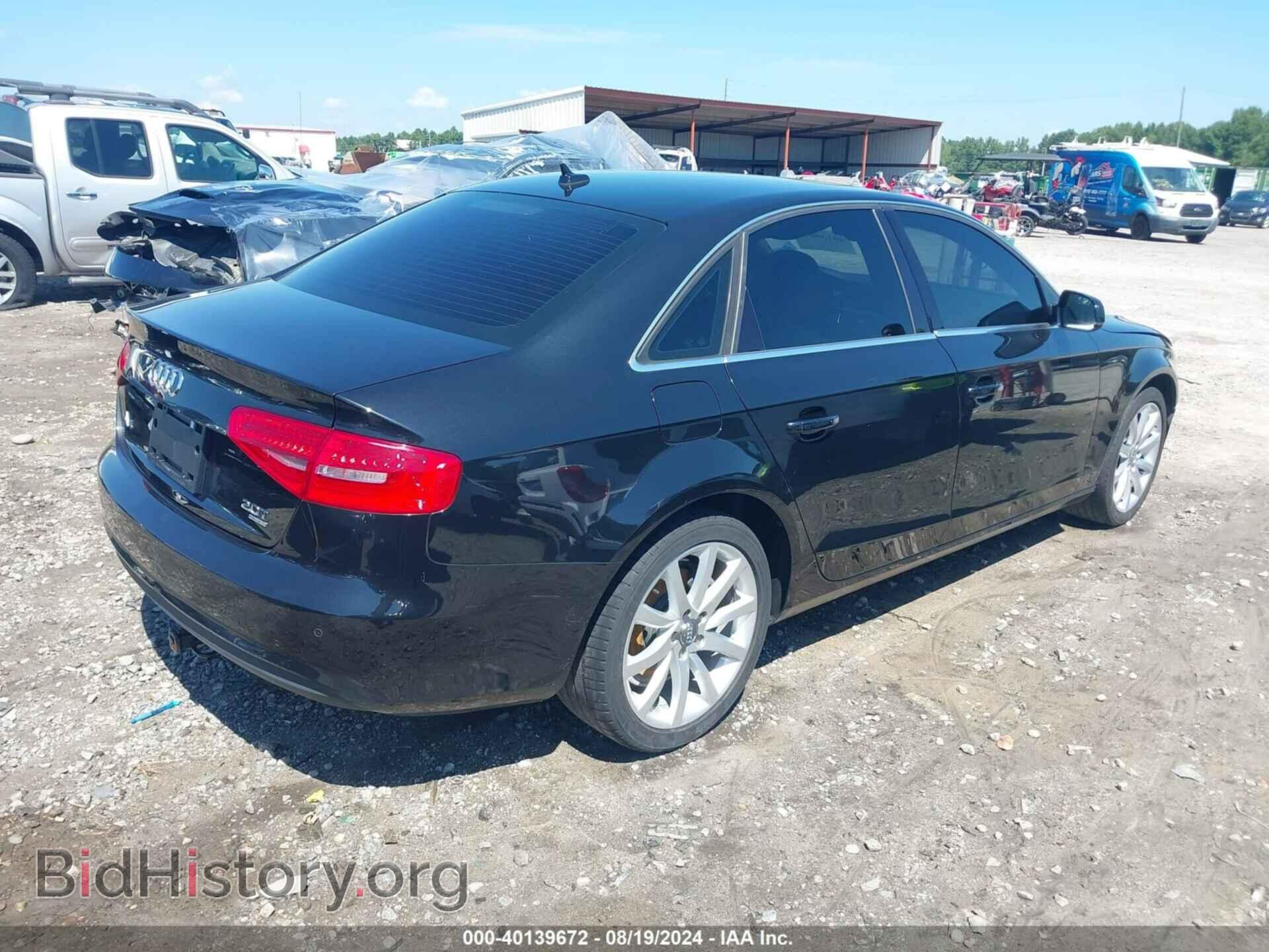 2013 AUDI A4 - VIN: WAUFFAFL2DA084187 - Фото 4