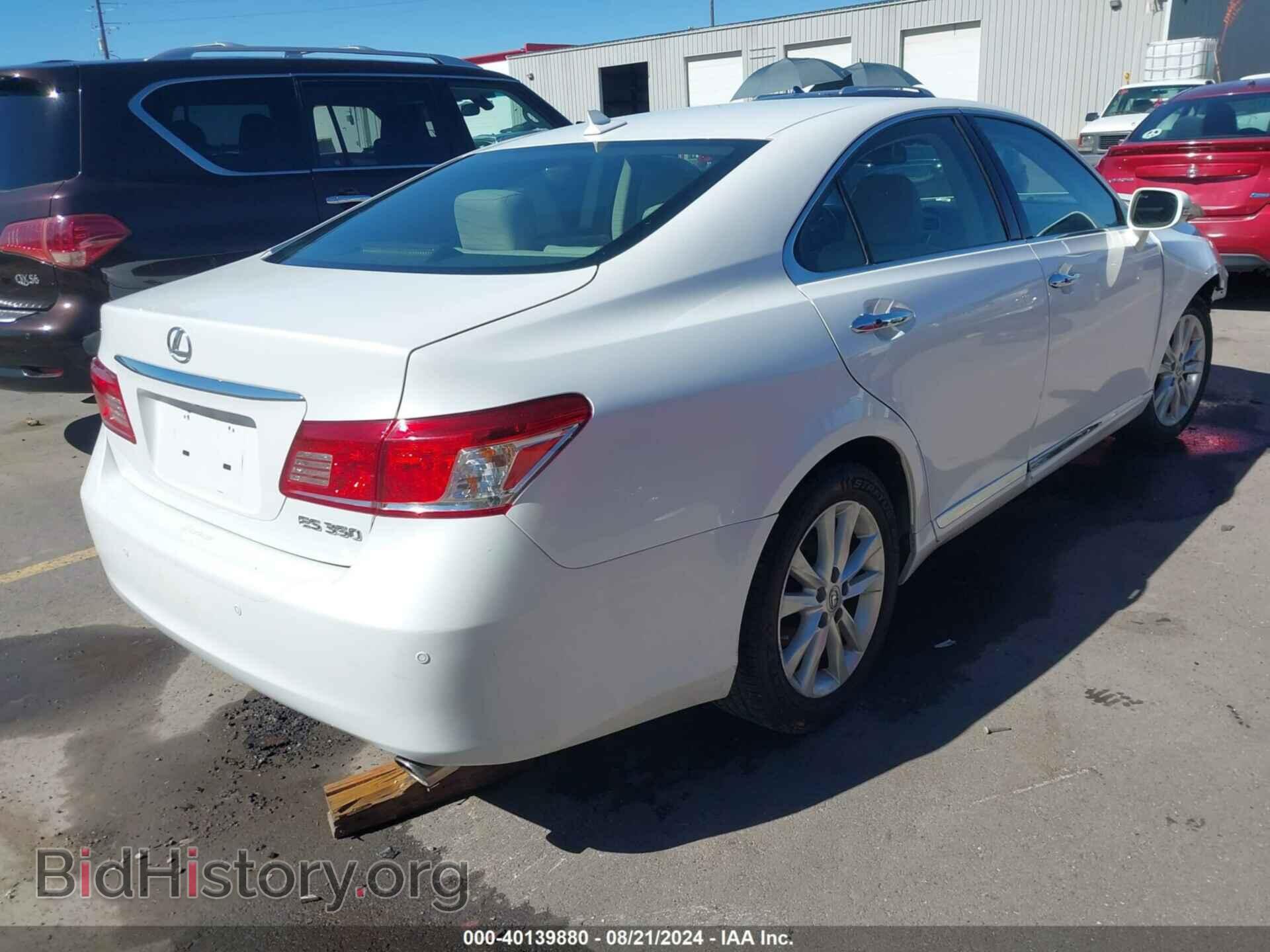 2011 LEXUS ES 350 - VIN: JTHBK1EG3B2456563 - Фото 4