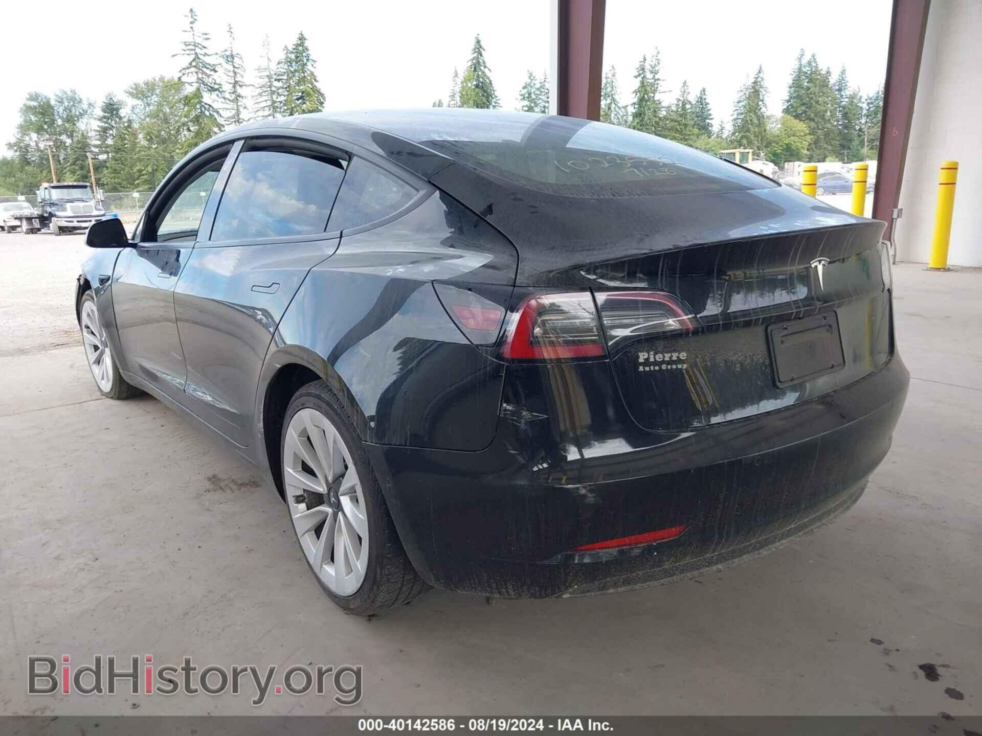 2022 TESLA MODEL 3 - VIN: 5YJ3E1EA5NF191753 - Фото 3