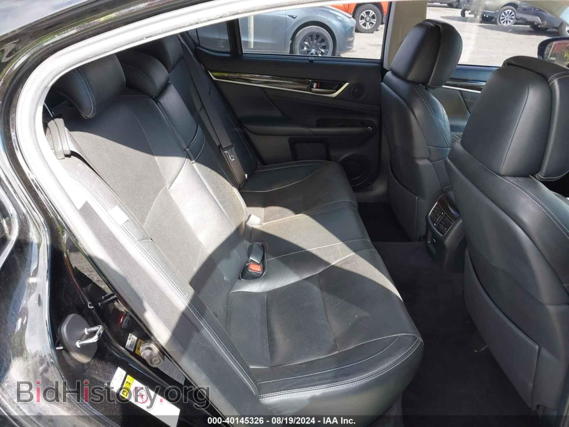 2013 LEXUS GS 350 - VIN: JTHCE1BL8D5008396 - Фото 8