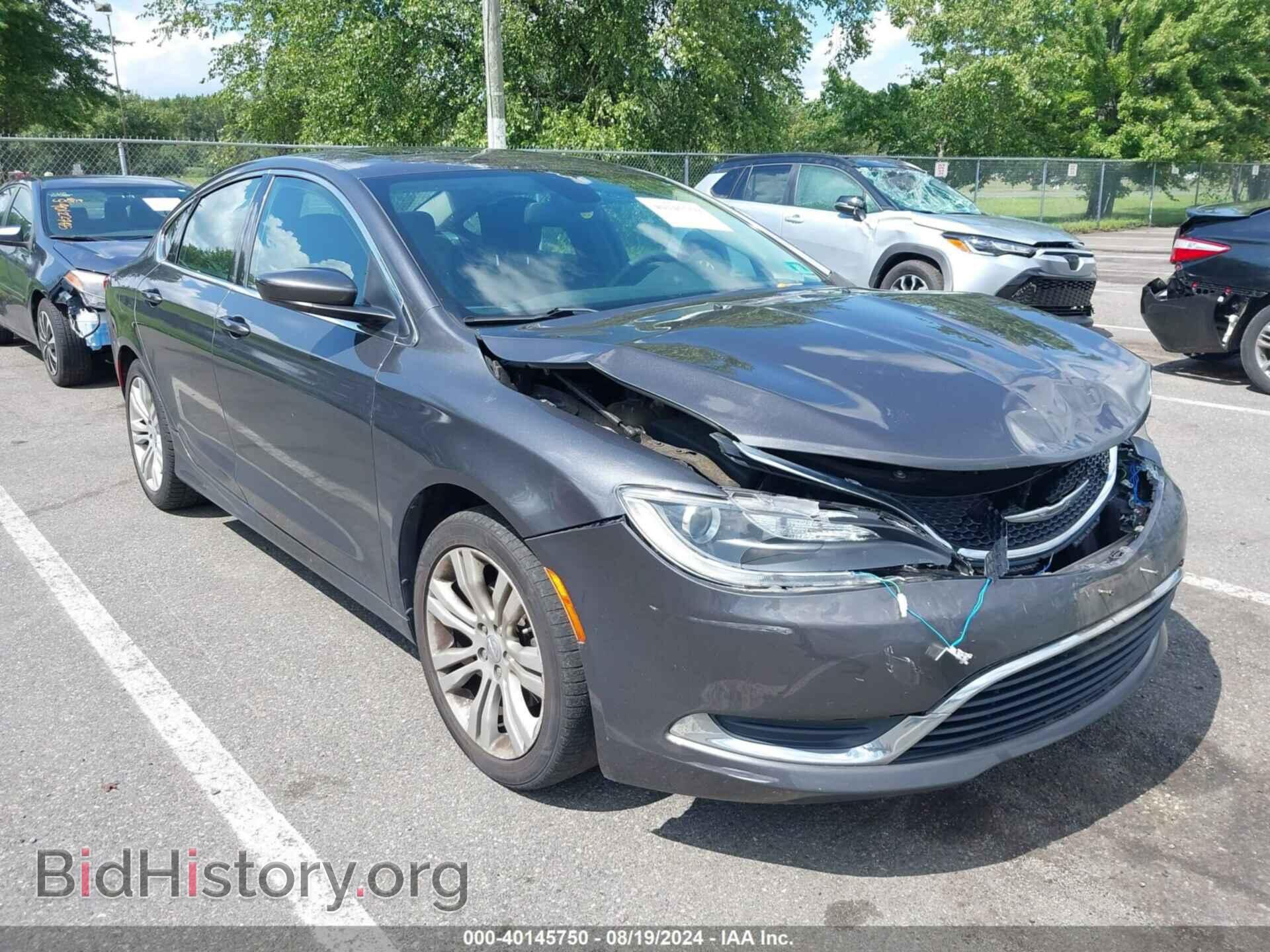 Фотография 1C3CCCAB7GN109868 - CHRYSLER 200 2016