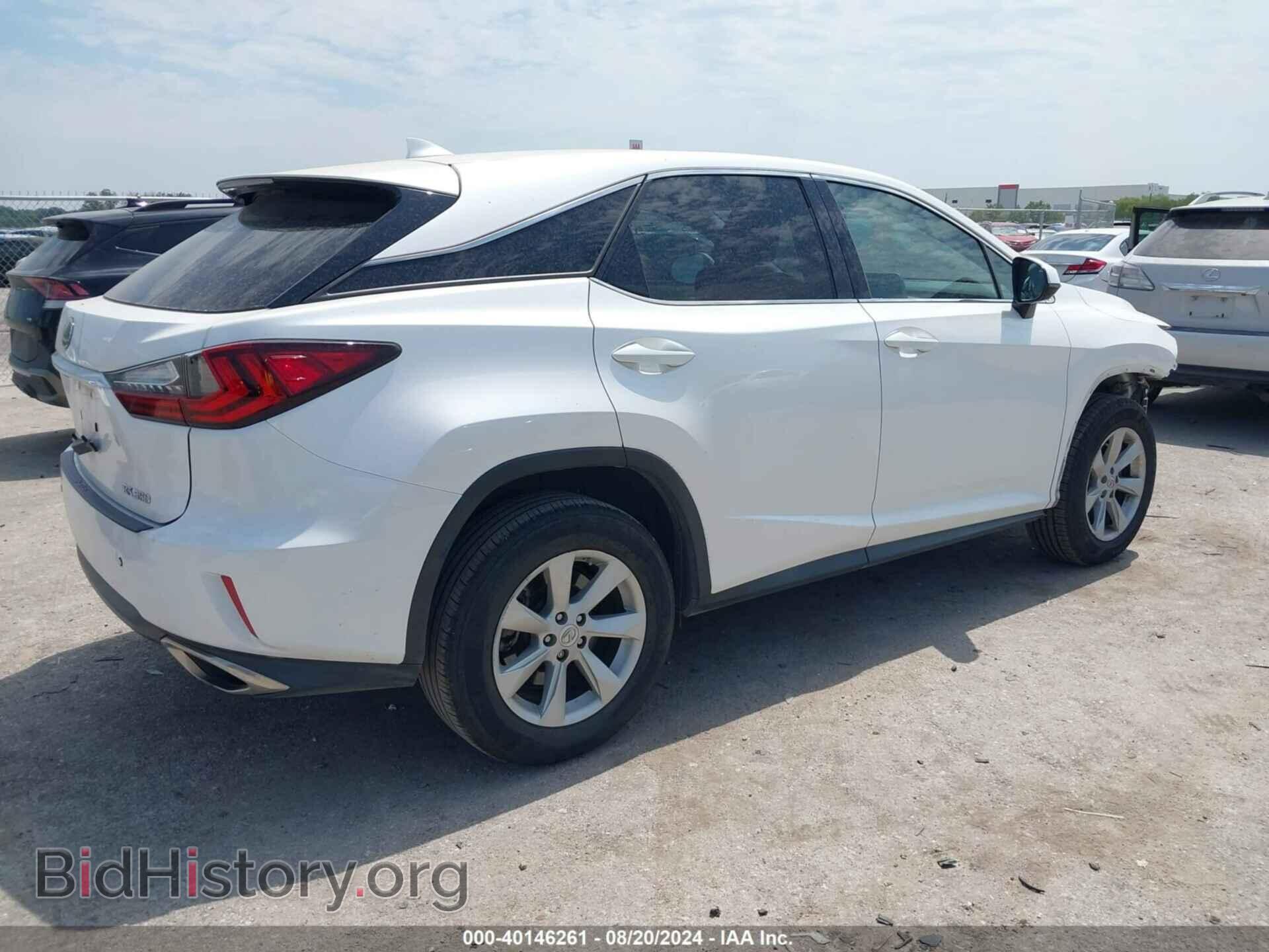 2016 LEXUS RX 350 - VIN: 2T2ZZMCA0GC016820 - Фото 4